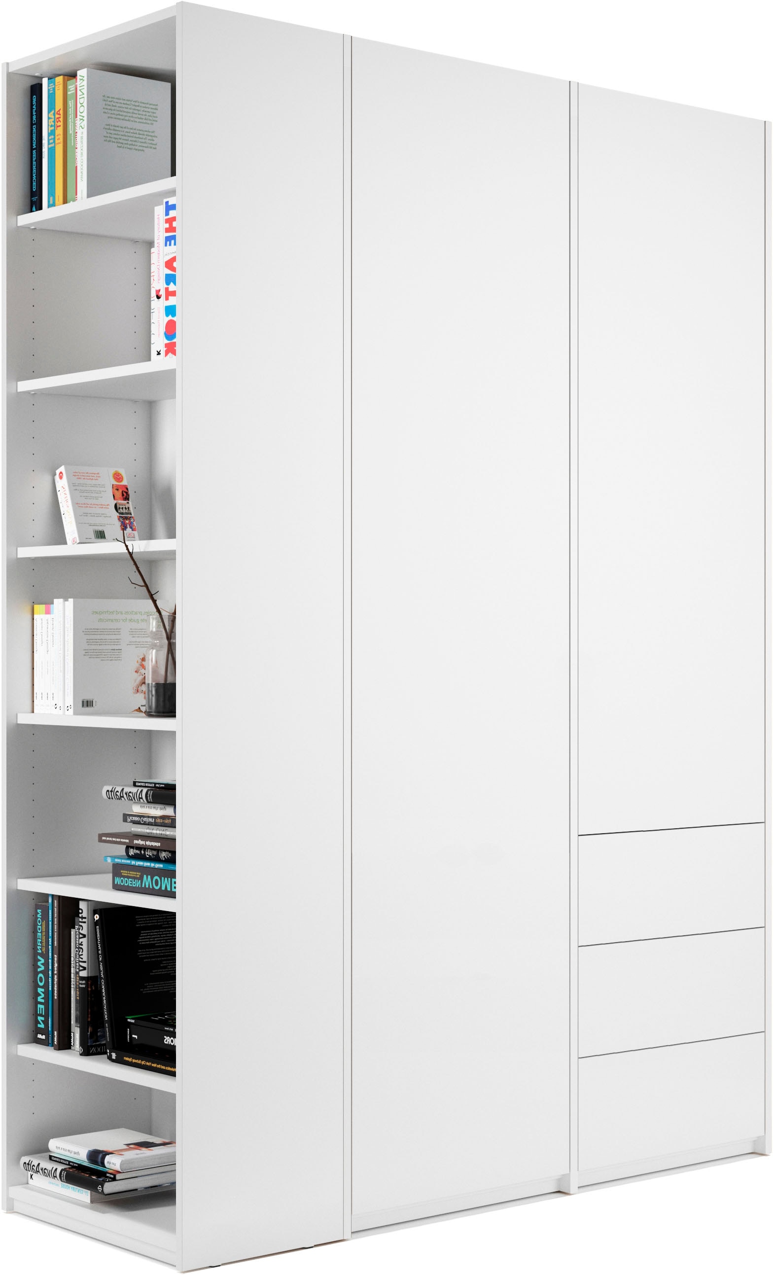 Schubladen Müller SMALL 3 Variante Schrankteil LIVING Plus | Kleiderschrank rechten im inklusive BAUR kleinen »Modular 2«,