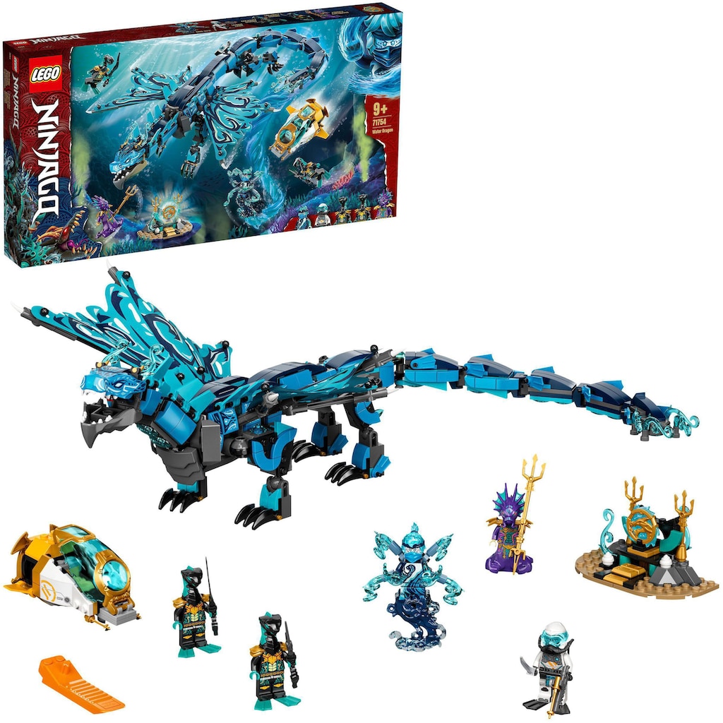 LEGO® Konstruktionsspielsteine »Wasserdrache (71754), LEGO® NINJAGO®«, (737 St.)