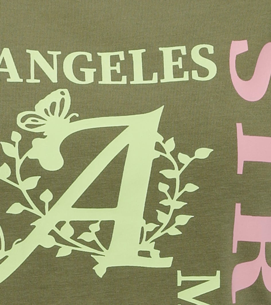 Aniston CASUAL T-Shirt, mit farbharmonischen Frontprint aus Foliendruck - NEUE KOLLEKTION