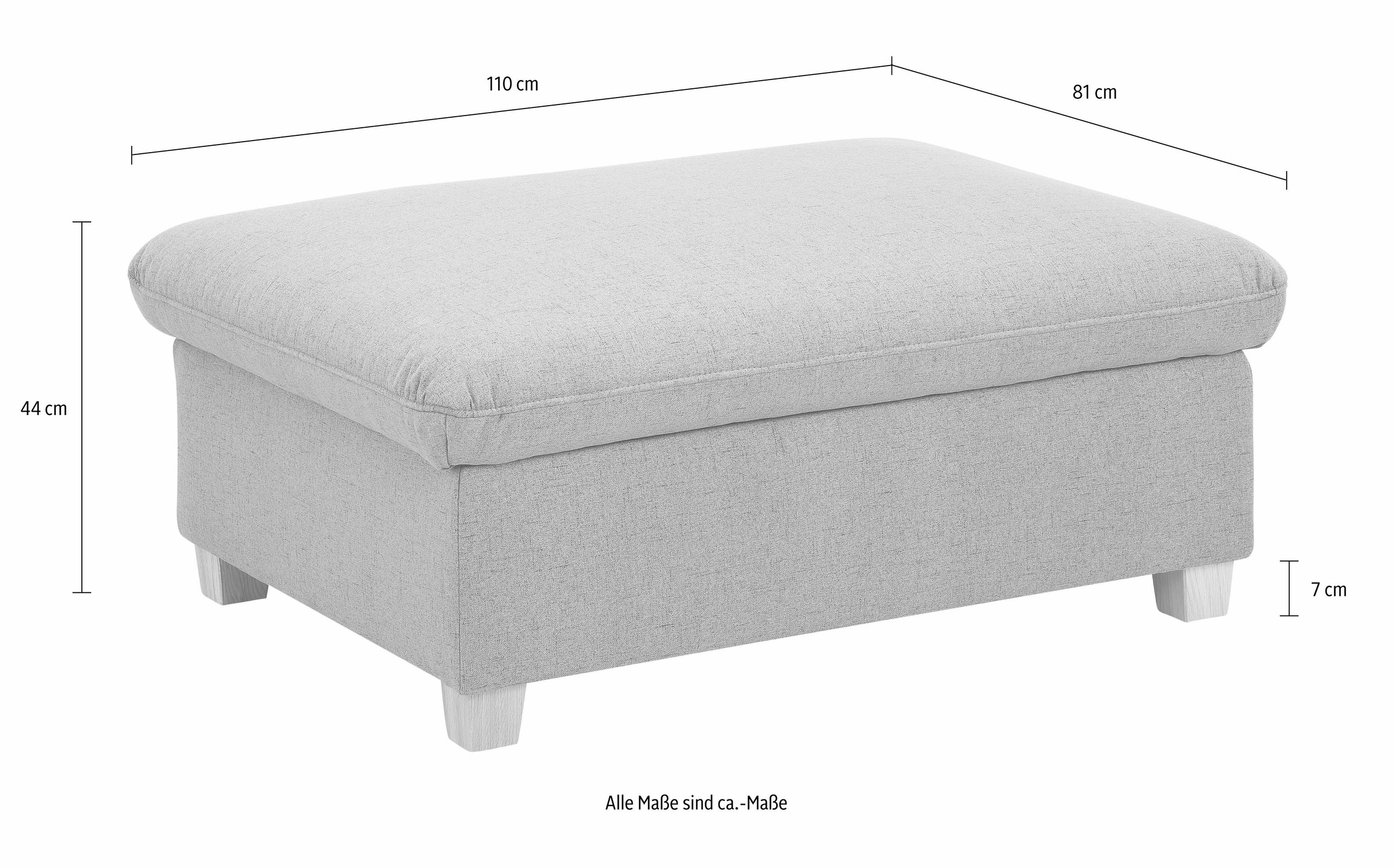 Home affaire Hocker »Bergamo« mit Stauraum