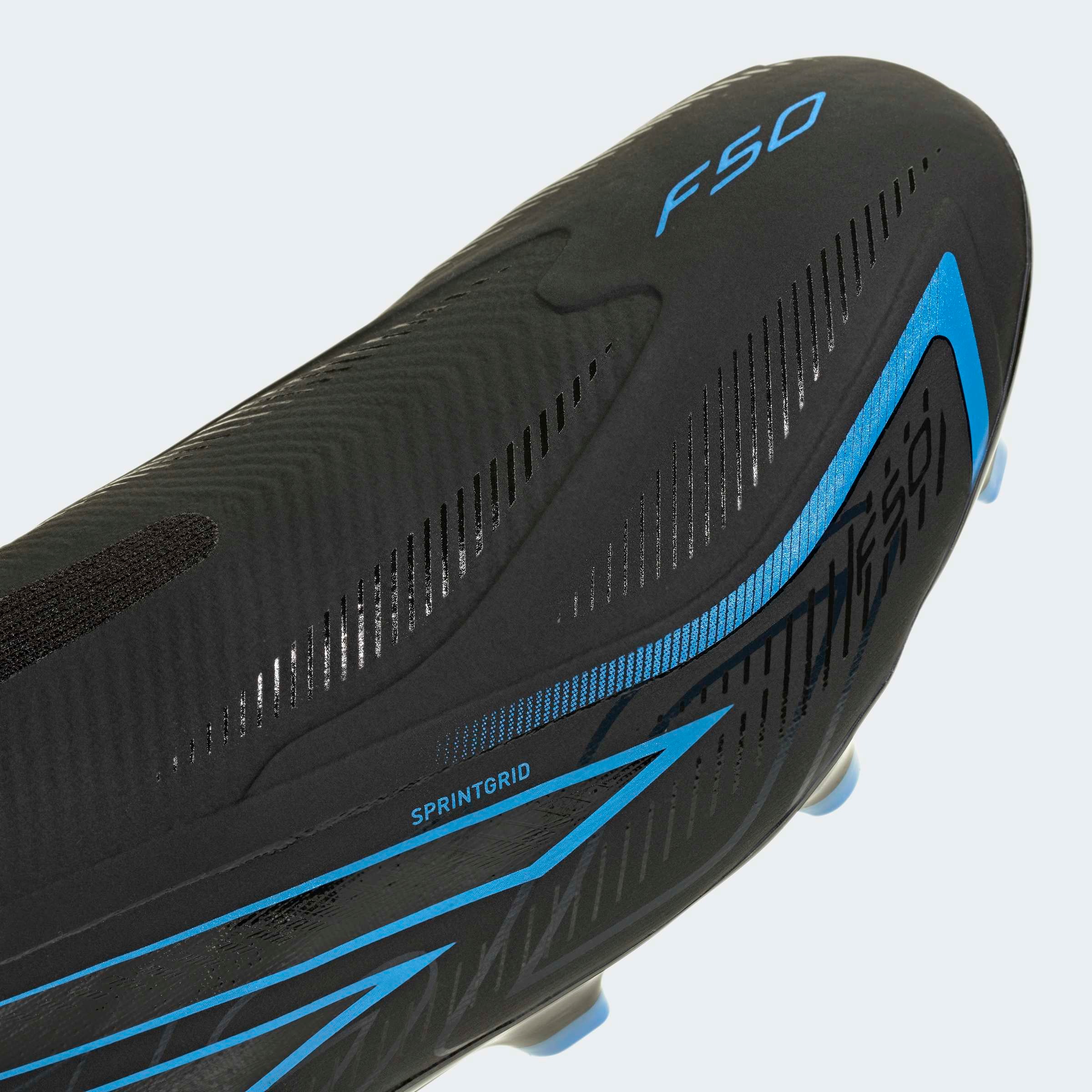 adidas Performance Fußballschuh »F50 HYPERFAST LEAGUE , FESTE BÖDEN, OHNE SCHNÜRSENKEL«  Außensohle für Rasen und feste Böden