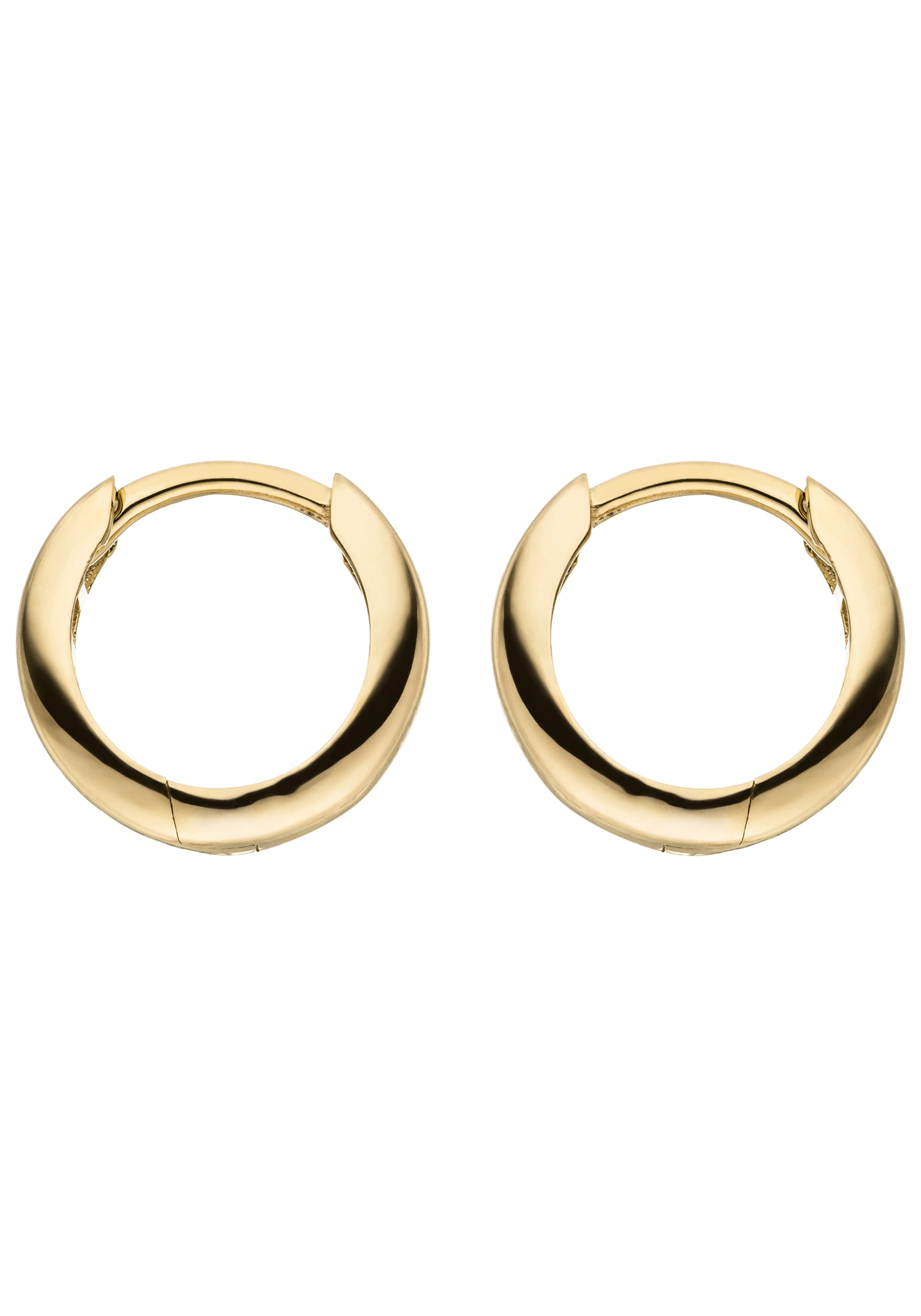 JOBO Paar Creolen »rund Ohrringe 11 mm« 8 Karat 333 Gold