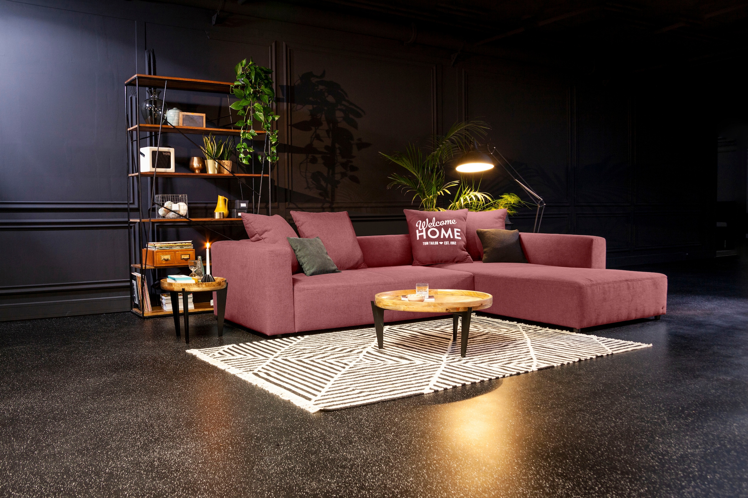 TOM TAILOR Ecksofa HEAVEN CASUAL M, aus der COLORS COLLECTION, wahlweise mit Bettfunktion & Bettkasten