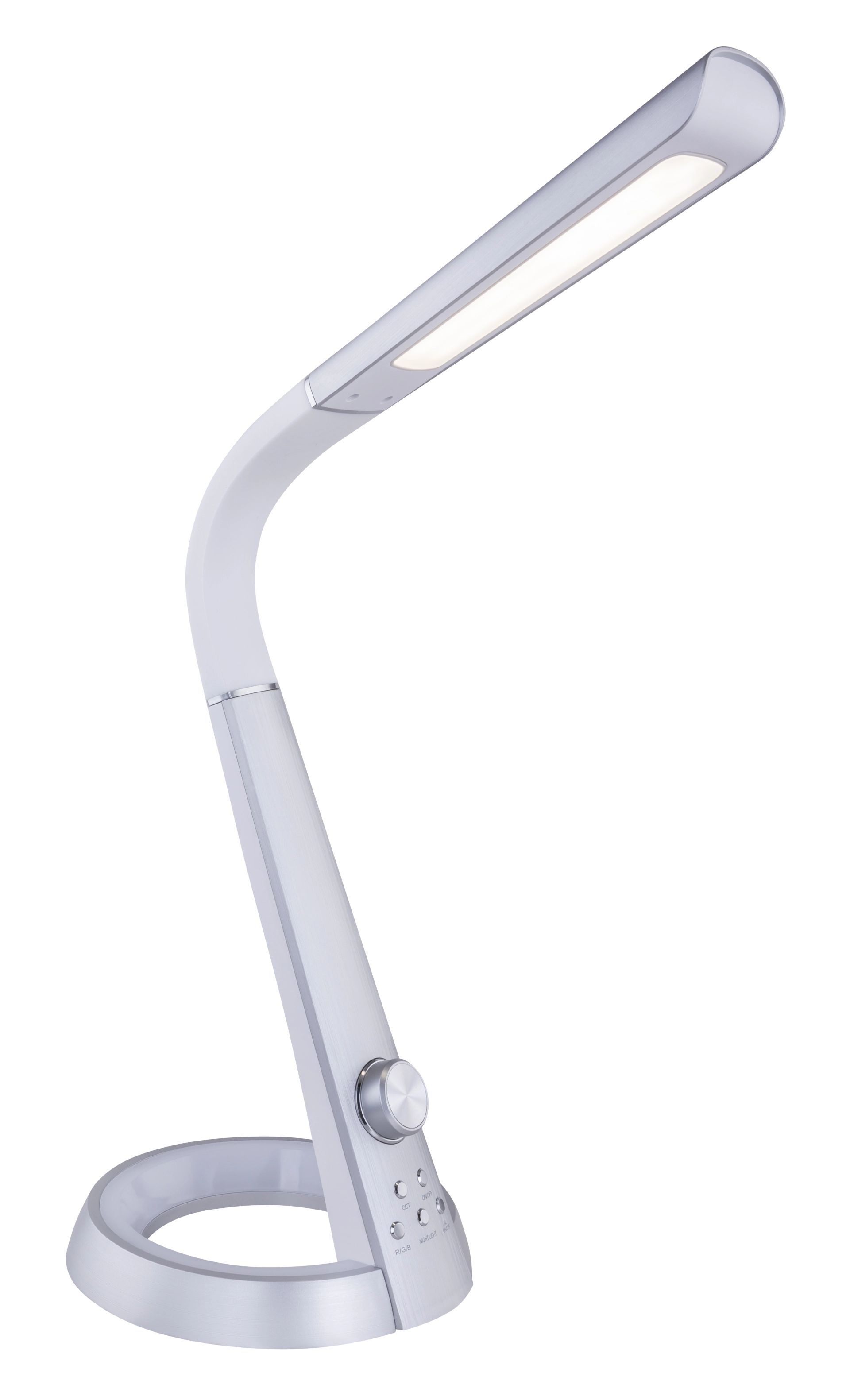 GLOBO LIGHTING LED Schreibtischlampe »MITTI« LED-Modul 1 Stk. warmweiß - kaltweiß Farbwechsel Rot-Grün-Blau, Tischleuchte, Büroleuchte