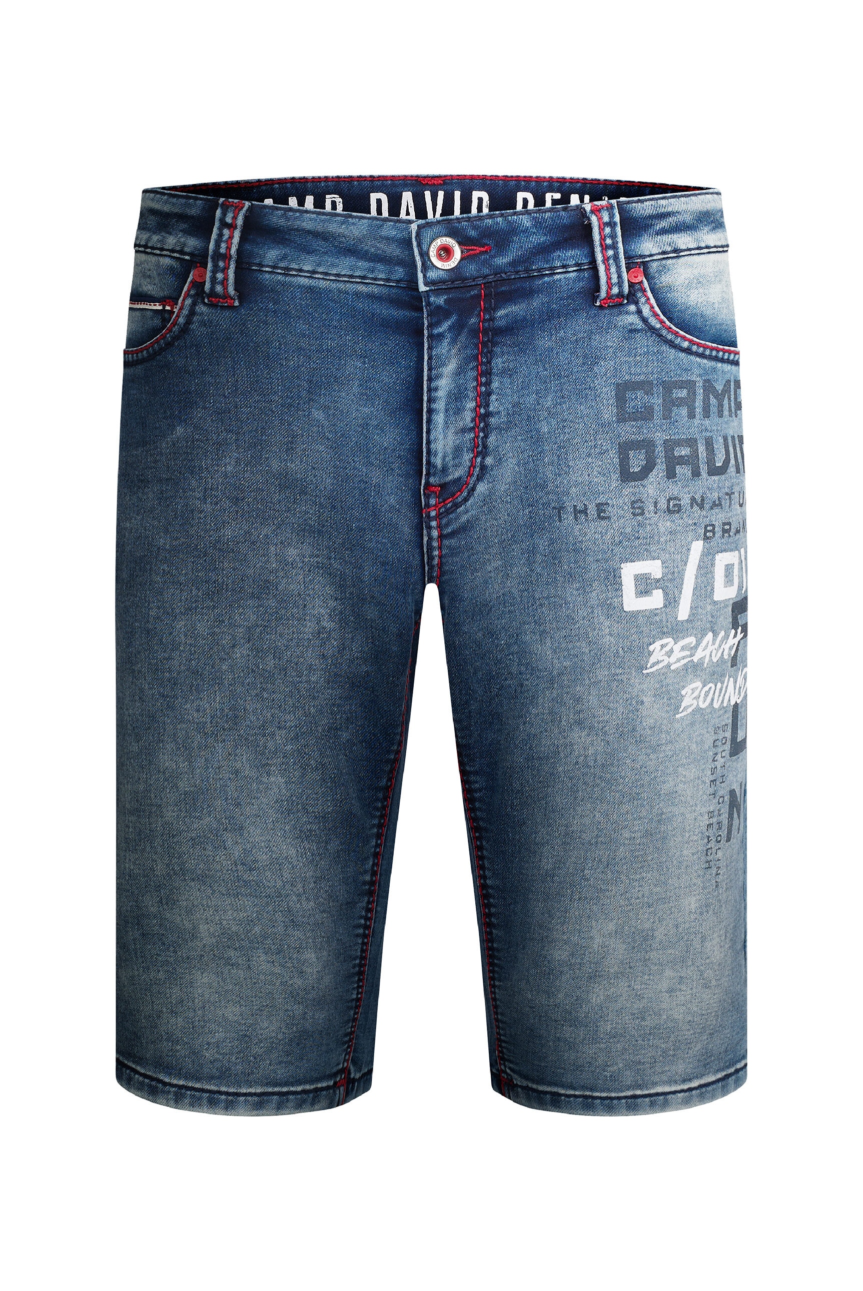 CAMP DAVID Jeansshorts mit zwei Leibhöhen
