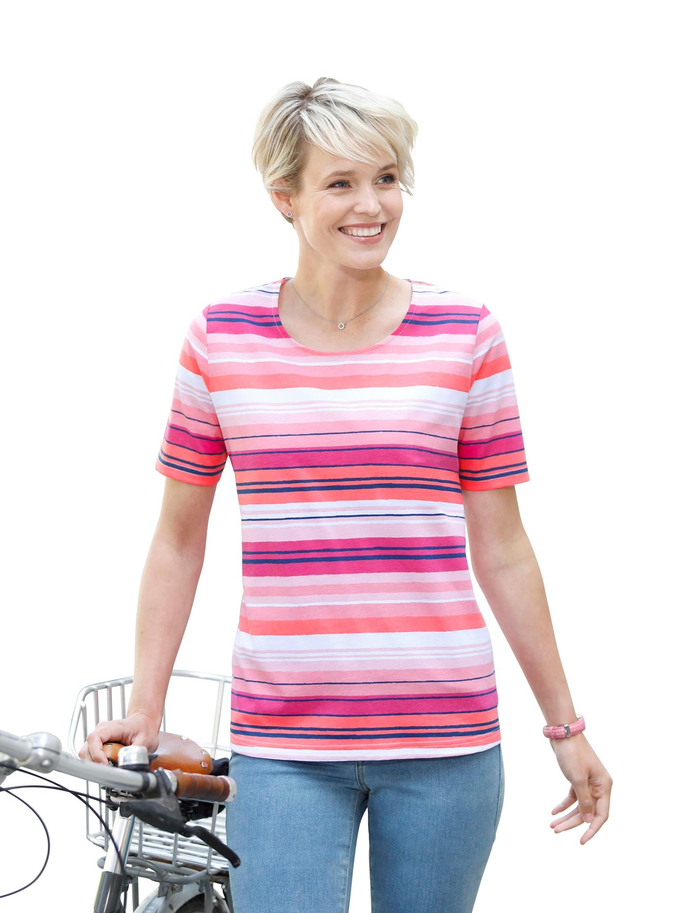Classic Basics Rundhalsshirt »Kurzarm-Shirt« (1 tlg.)