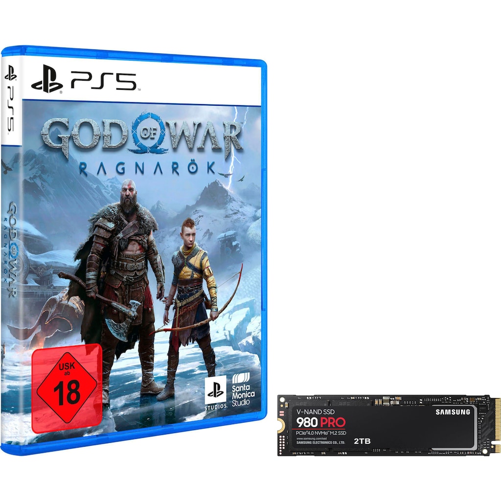 Samsung interne SSD »SSD 980 Pro 2TB + God of War Ragnarök PlayStation 5«, Anschluss M.2 PCIe 4.0