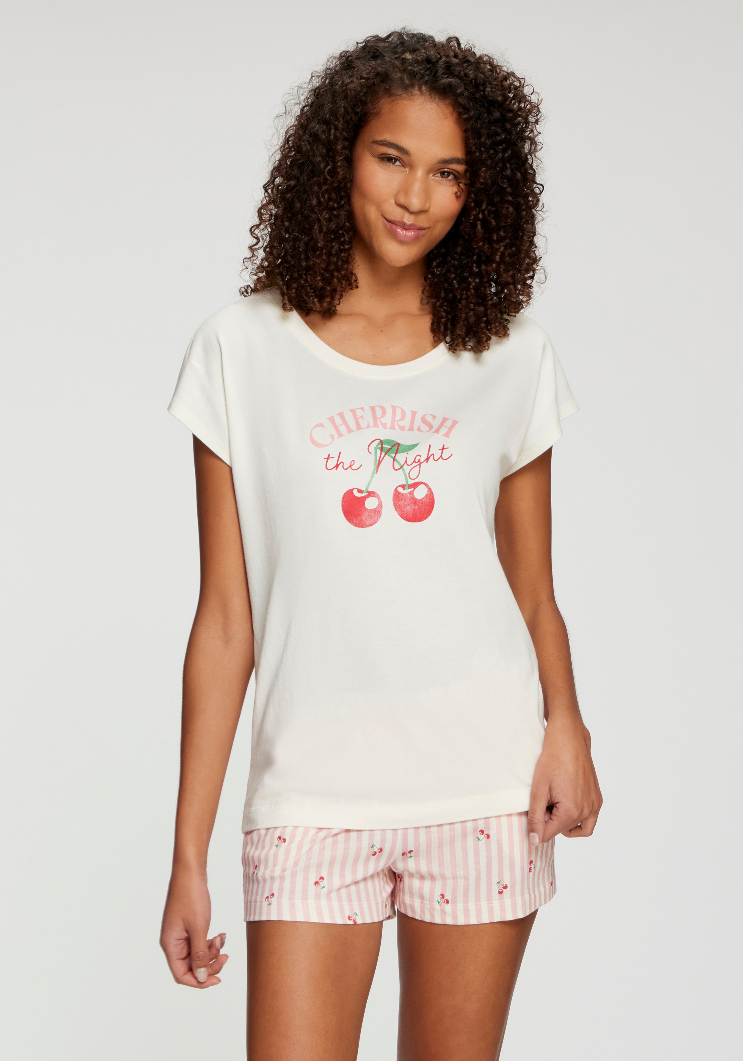 Vivance Dreams by Lascana Shorty Set, 2 mit Print