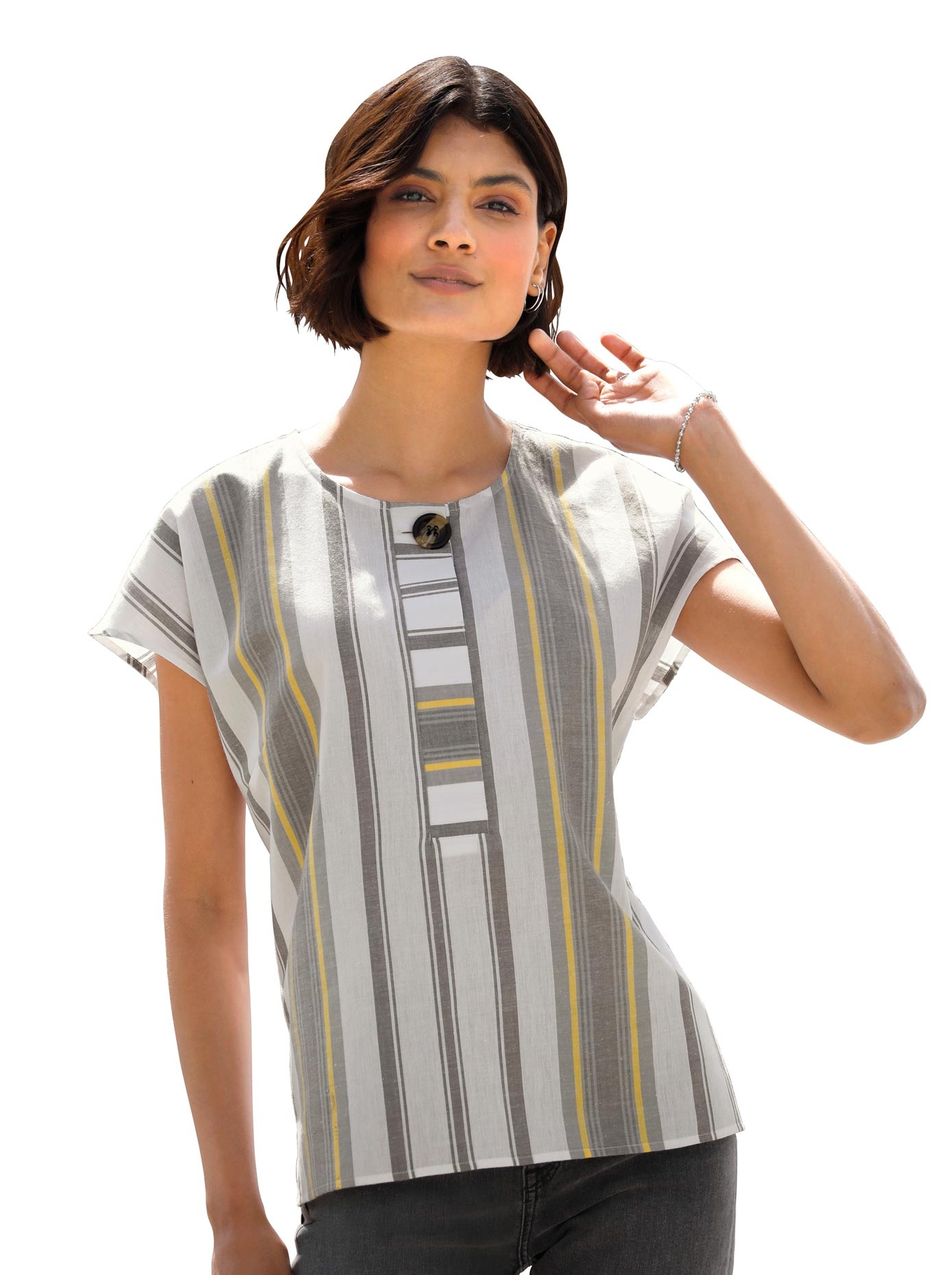 Classic Basics Kurzarmbluse