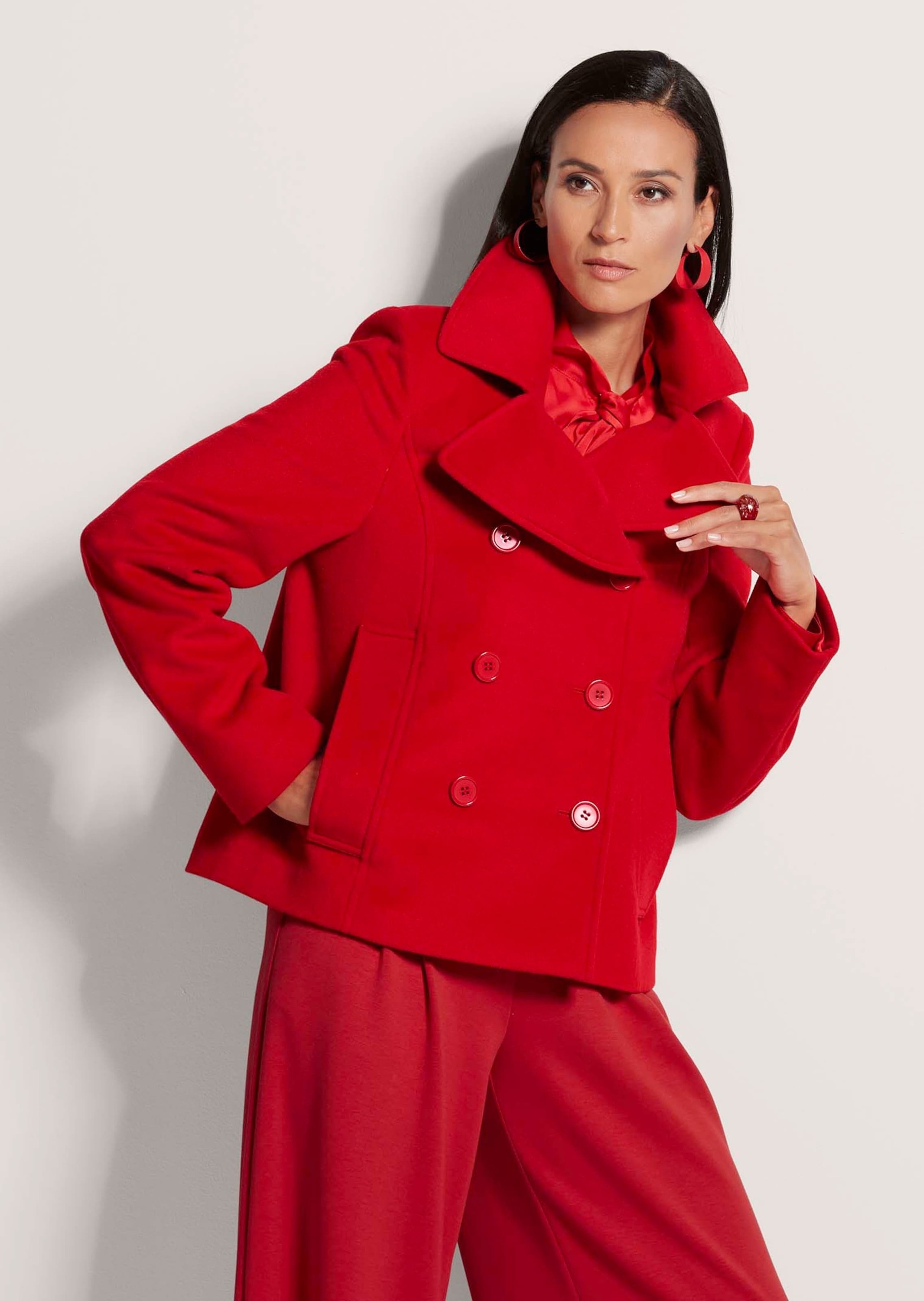 Thumbnail - MADELEINE Kurzjacke "Caban Elegante Caban-Jacke mit Taschen"