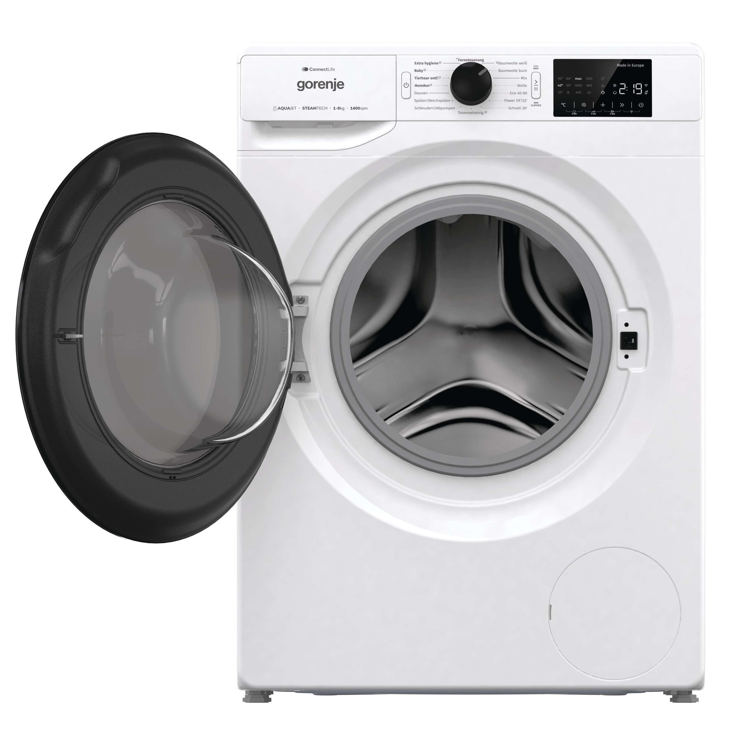 GORENJE Waschmaschine »WPNEI94DA1TS«, 9 kg, 1400 U/min, Energieklasse A-10%