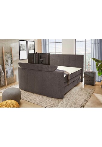 Boxspringbett »Bel Air«, mit versenkbarem TV-Lift (für bis zu 40 Zoll), Fernbedienung...