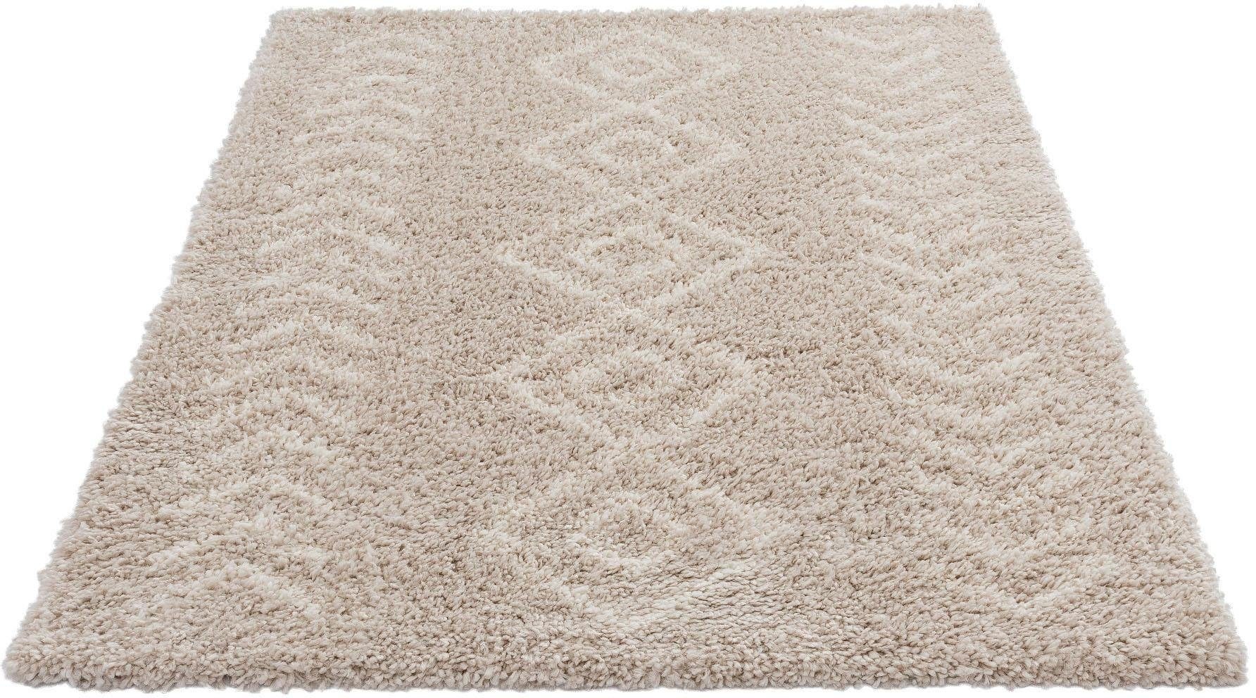 Hochflor-Teppich »Ethno 8685«, rechteckig, weiche Haptik, Wohnzimmer