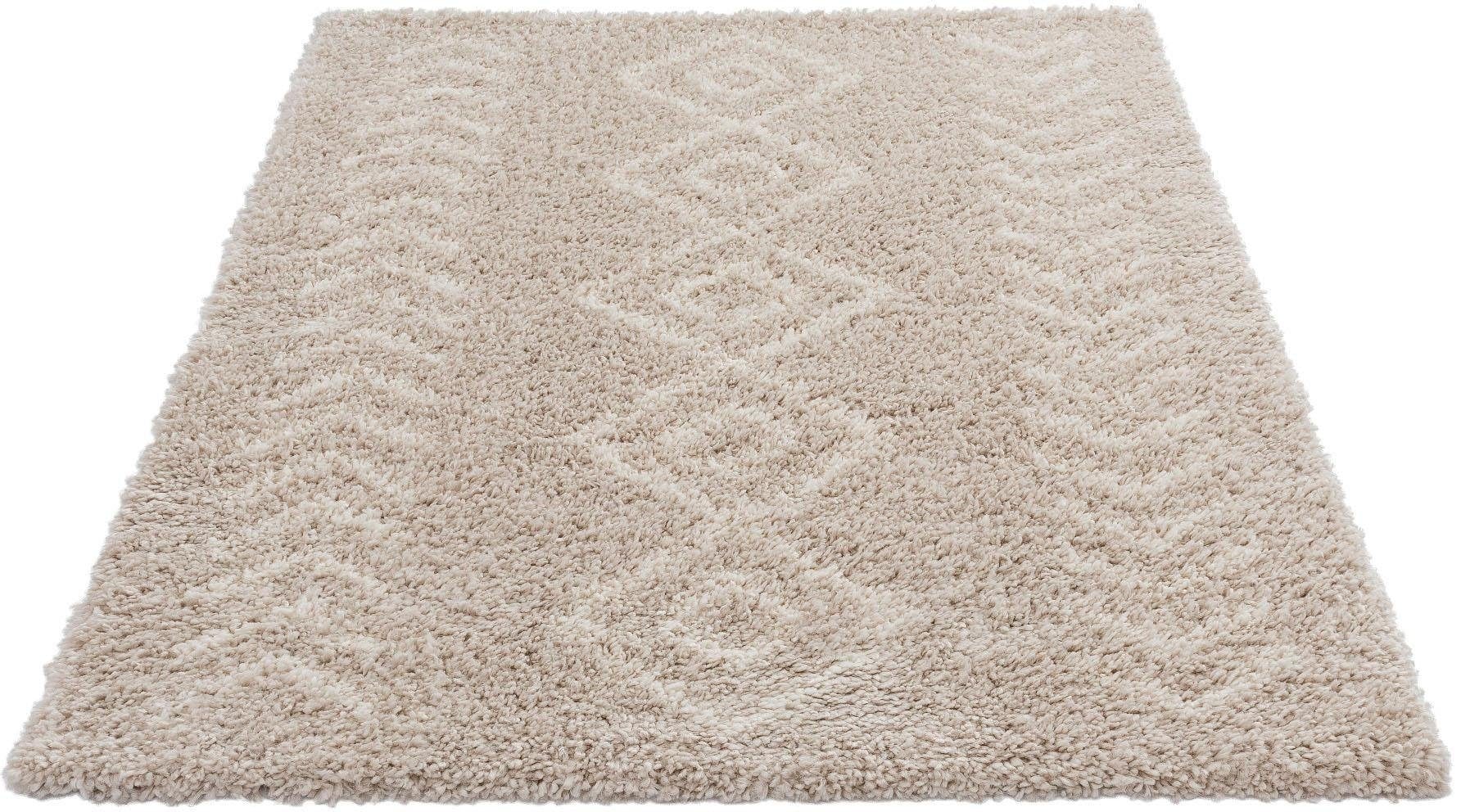 Sehrazat Hochflor-Teppich "Ethno 8685", rechteckig, 30 mm Höhe, weiche Haptik, Wohnzimmer