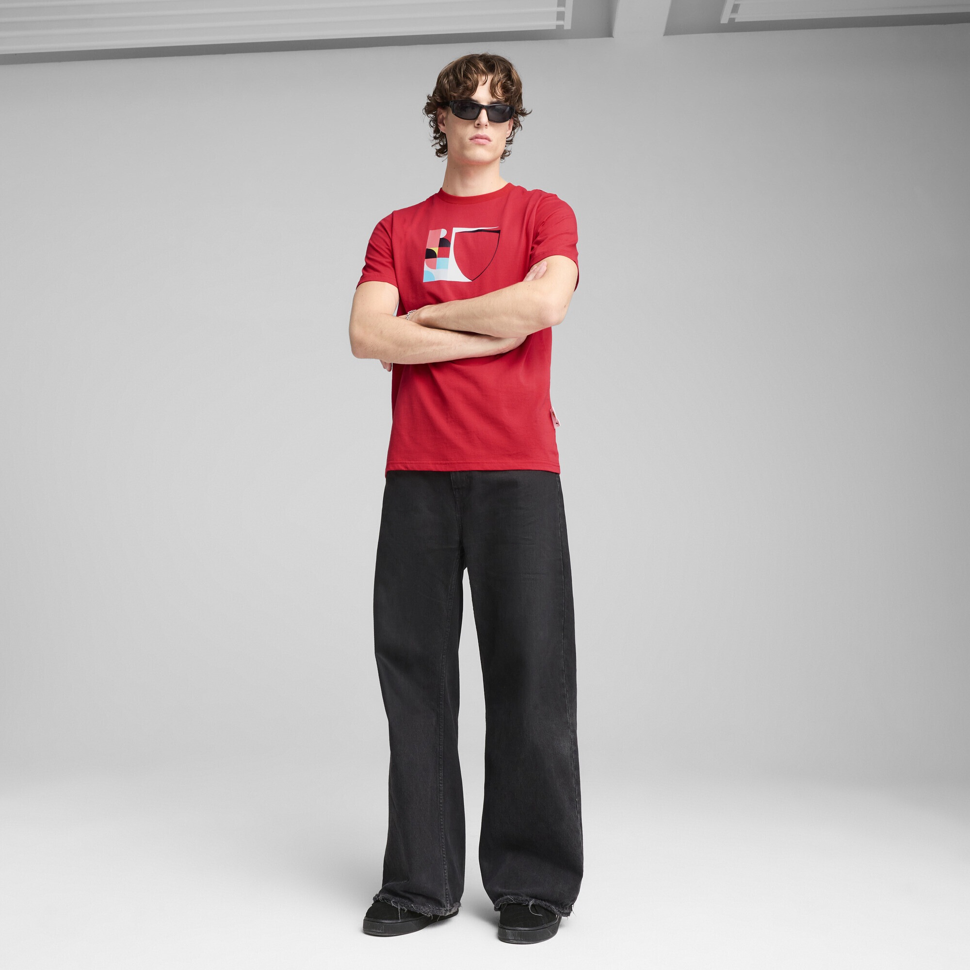 PUMA T-Shirt »Scuderia Ferrari HP Race Big Shield T-Shirt Herren«