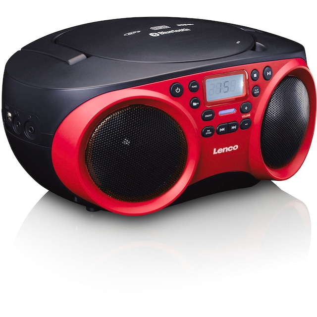 Lenco Radio »SCD-501RD CD-Radio mit MP3, USB, BT«, (Bluetooth FM-Tuner) |  BAUR