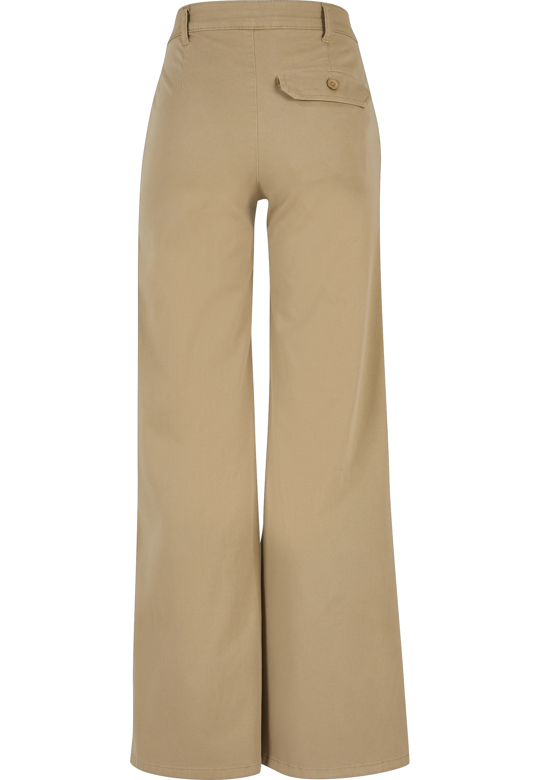 URBAN CLASSICS Chinos "Urban Classics Damen Ladies High Waist Wide Leg Chin günstig online kaufen