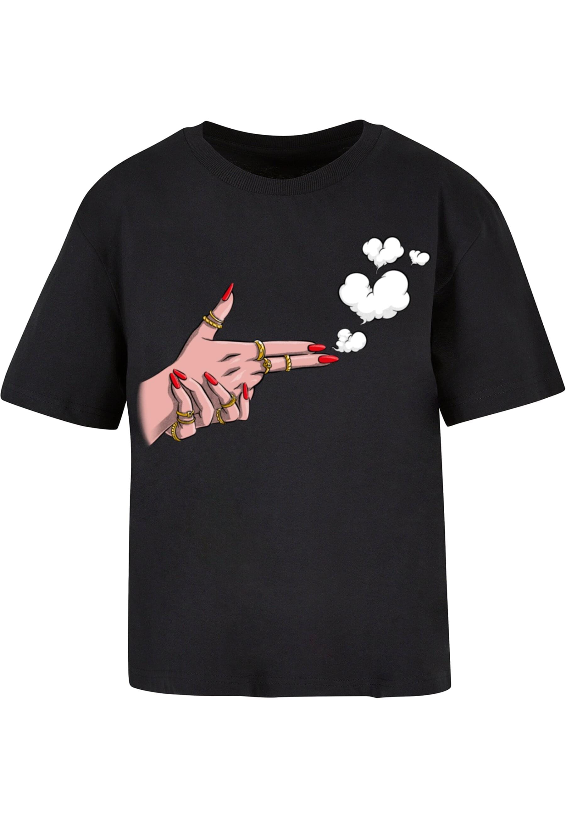 Miss Tee T-Shirt "Miss Tee Damen Girl Bang Tee" 1 Stk. günstig online kaufen