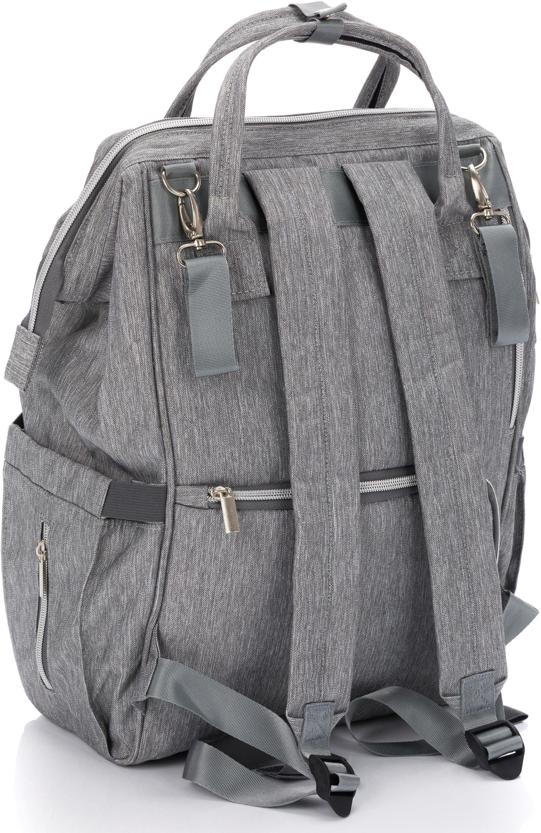 Fillikid Wickelrucksack »melange/hellgrau«