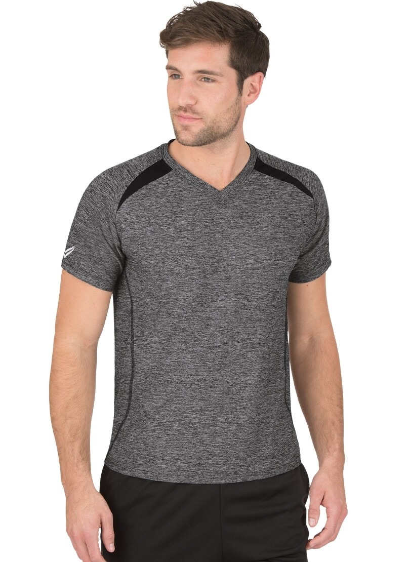 Trigema T-Shirt »TRIGEMA Funktionsshirt ▷ | in BAUR bestellen Melange-Optik«