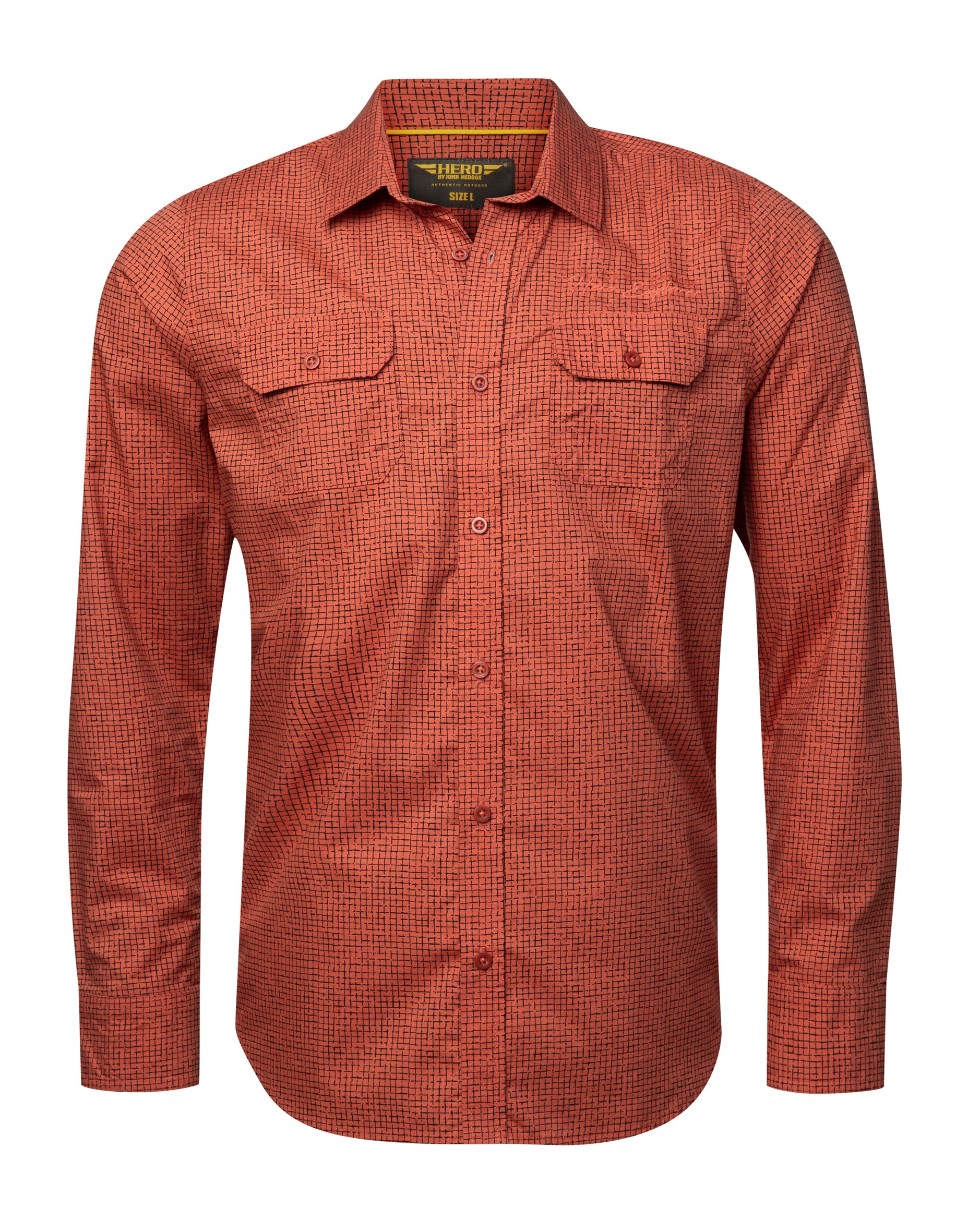 HERO by John Medoox Flanellhemd »HARRY Langarmhemd«