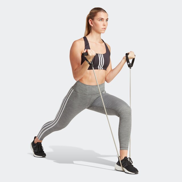 adidas Performance Trainingstights »TRAIN ESSENTIALS 3-STREIFEN HIGH-WAISTED«,  (1 tlg.), (atmungsaktiv, schnell trocknend) auf Rechnung bestellen | BAUR