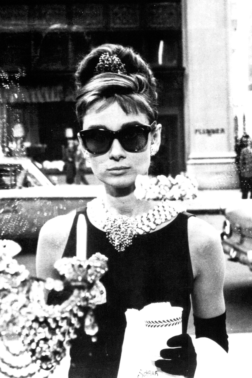 queence Acrylglasbild "Audrey Hepburn", Schwarz-Weiß-Stars-Frau-Portrait-Fo günstig online kaufen