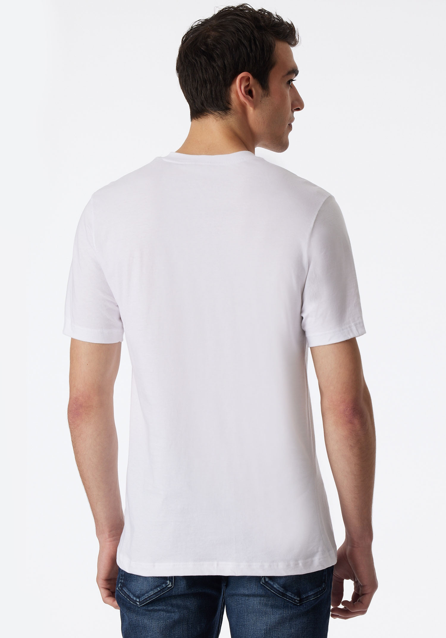 Thumbnail - Schiesser V-Shirt "Essentials" 2er-Pack, mit V-Ausschnitt