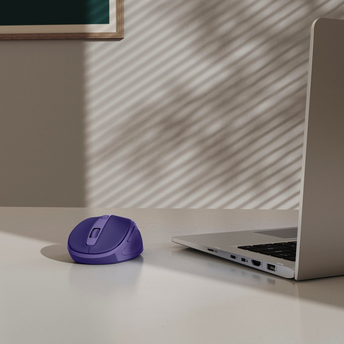 Hama Maus »Funkmaus WM-400 ergonomisch optisch 6 Tasten leise« Funk Ergonomisch, flüsterleise, 6 Tasten, DPI-Schalter, USB-Empfänger