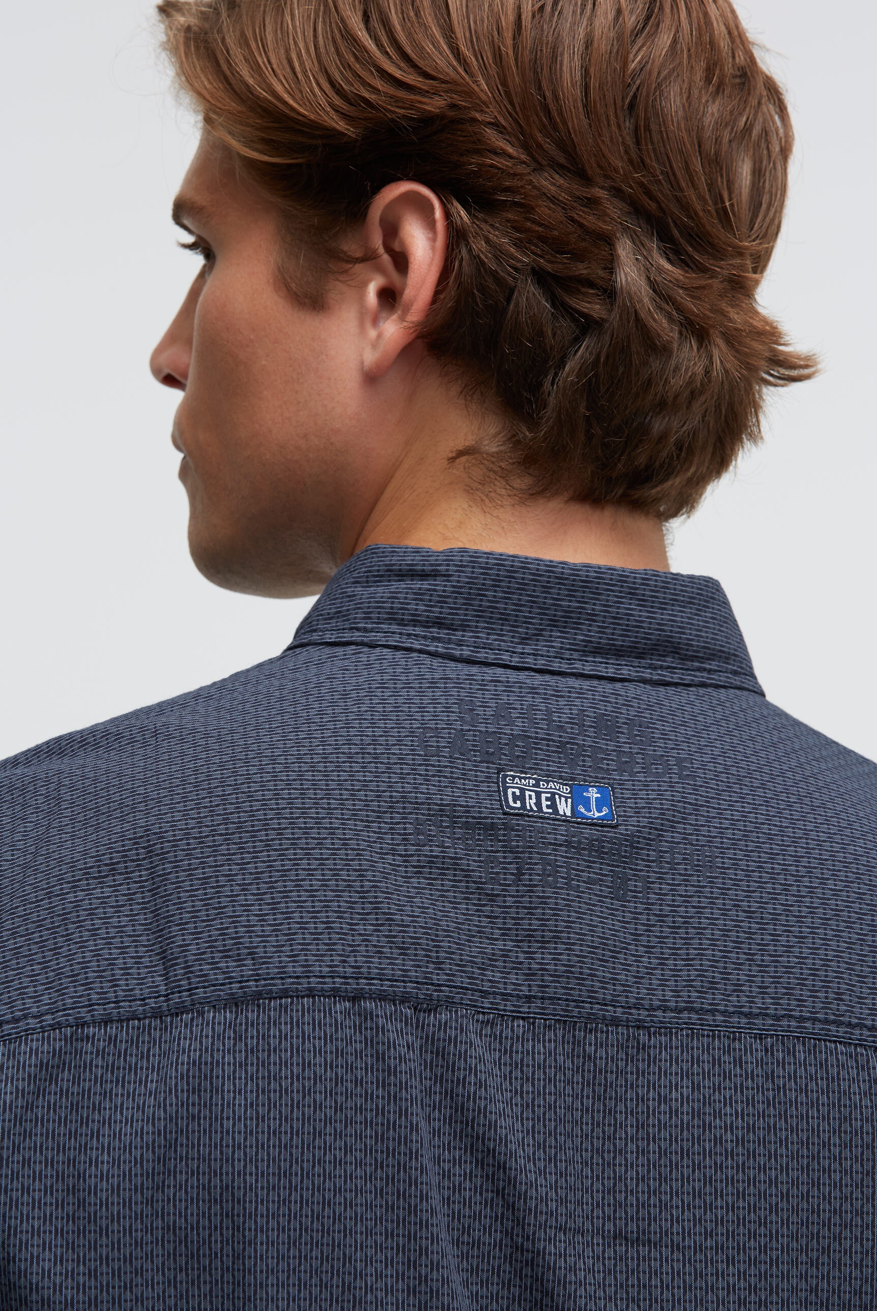 CAMP DAVID Langarmhemd mit Kentkragen