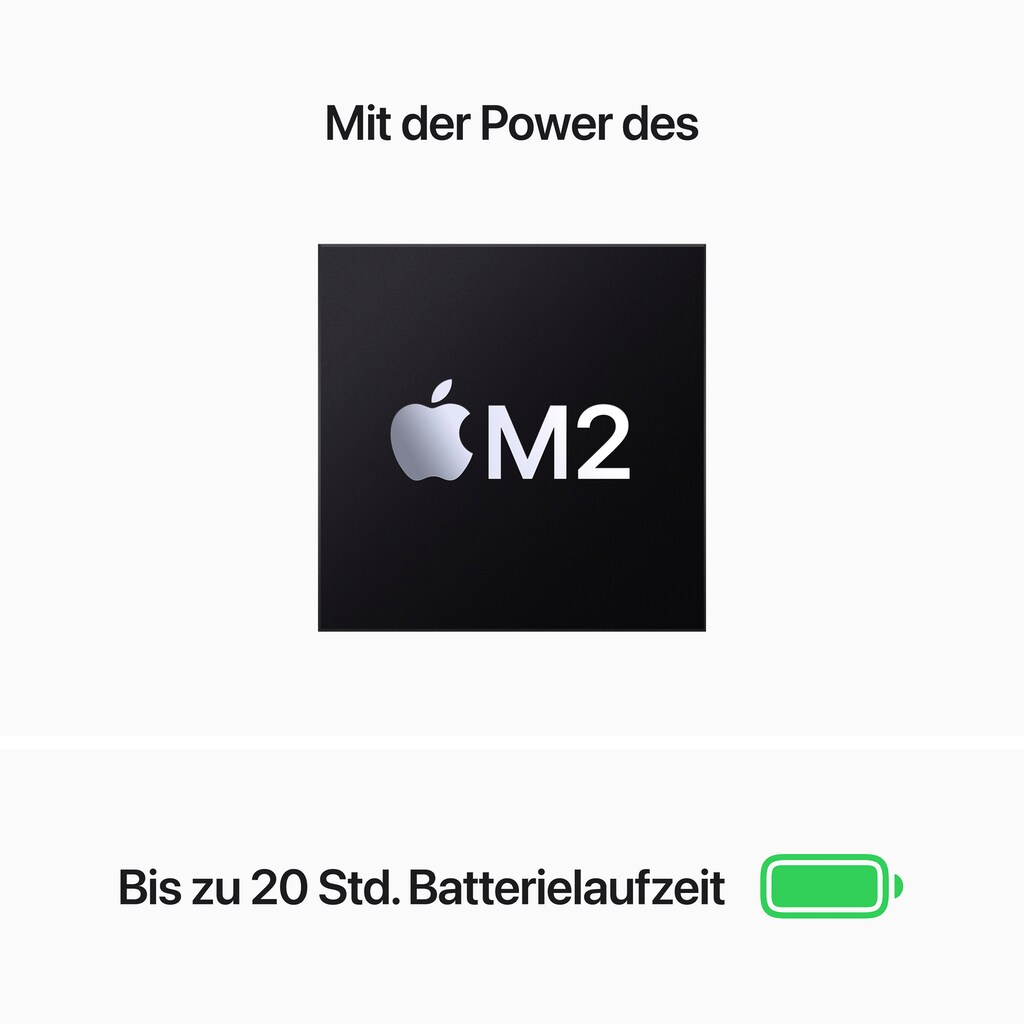 Apple Notebook »13" MacBook Pro«, 33,74 cm, / 13,3 Zoll, Apple, M2, 10-Core GPU, 512 GB SSD