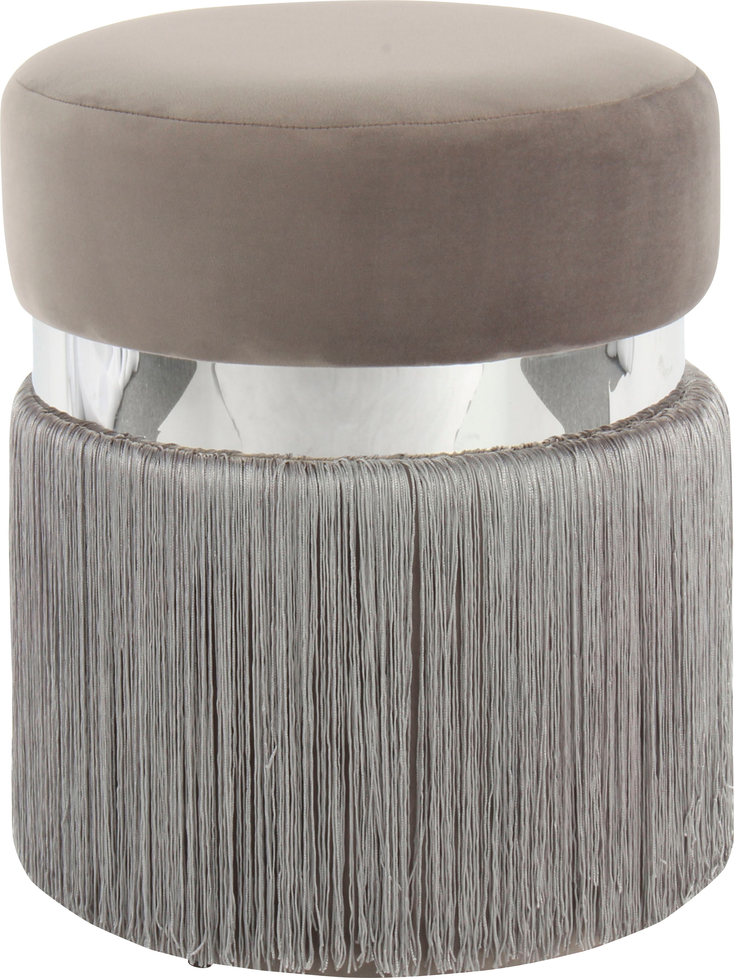 Kayoom Sitzhocker "Hocker Rebecca 925, Sitzpouf in runder Form,mit samtigem günstig online kaufen