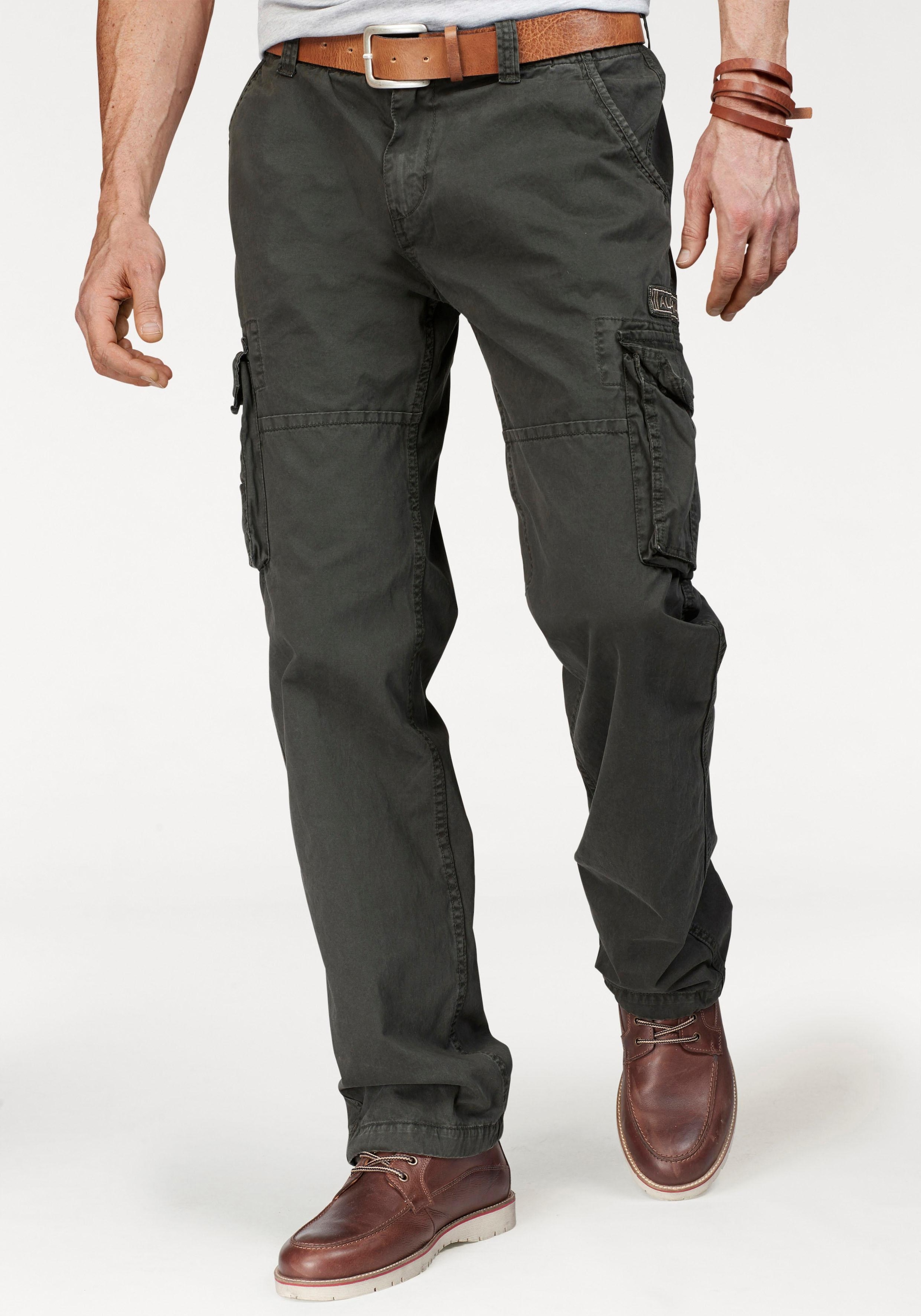 Alpha Industries Cargohose "Jet Pant", mit seitlichen Cargotaschen und Kordelzug am Beinabschluss