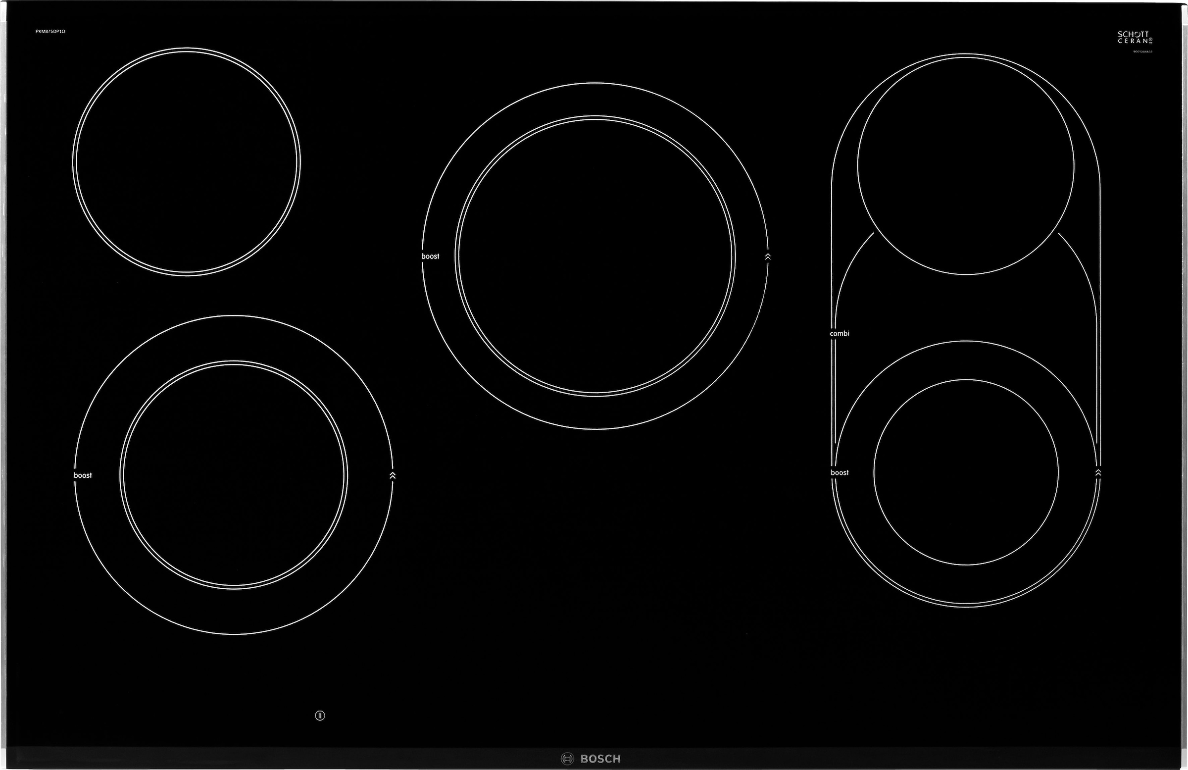 BOSCH Elektro-Kochfeld von SCHOTT CERAN®, PKM875DP1D, mit Powerboost-Funktion