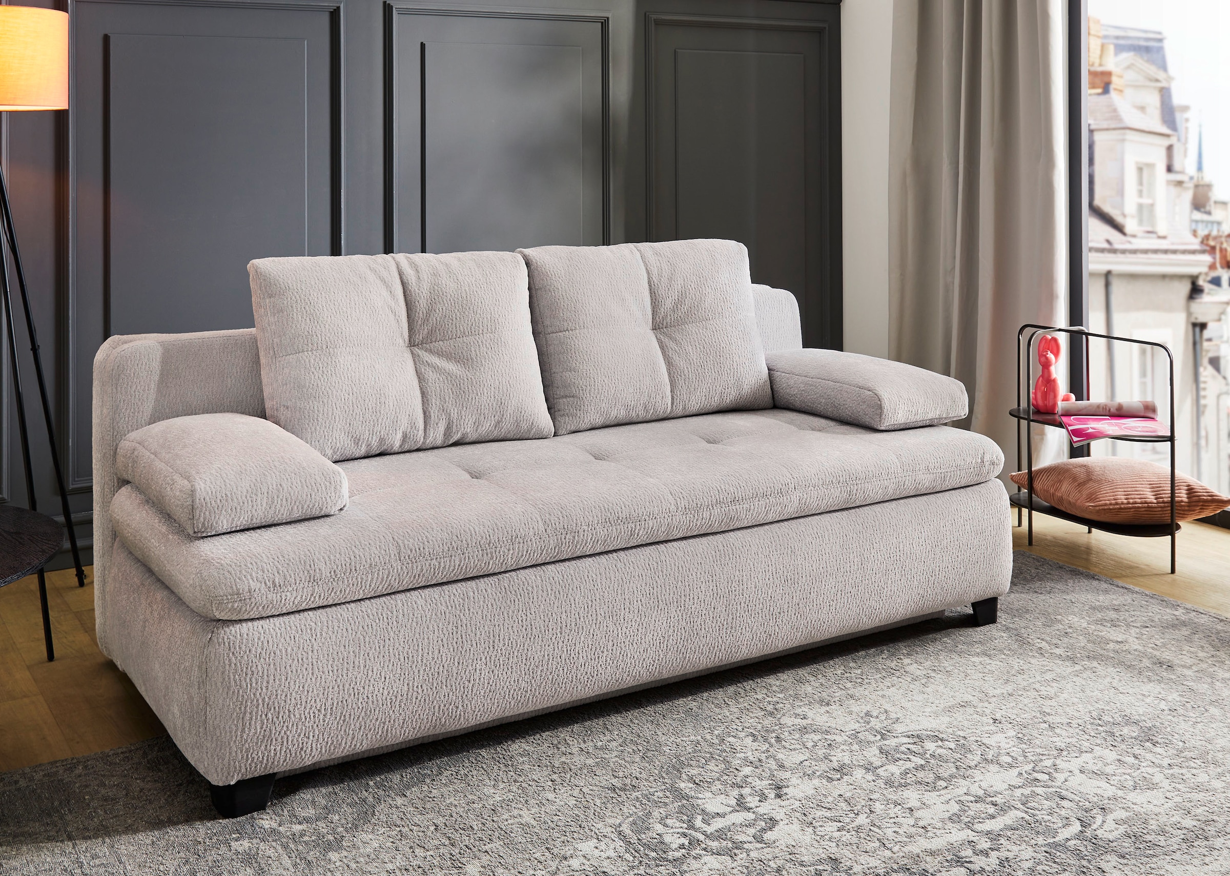Jockenhöfer Gruppe Schlafsofa "Balu, Dauerschlafsofa, 140kg Belastbarkeit j günstig online kaufen