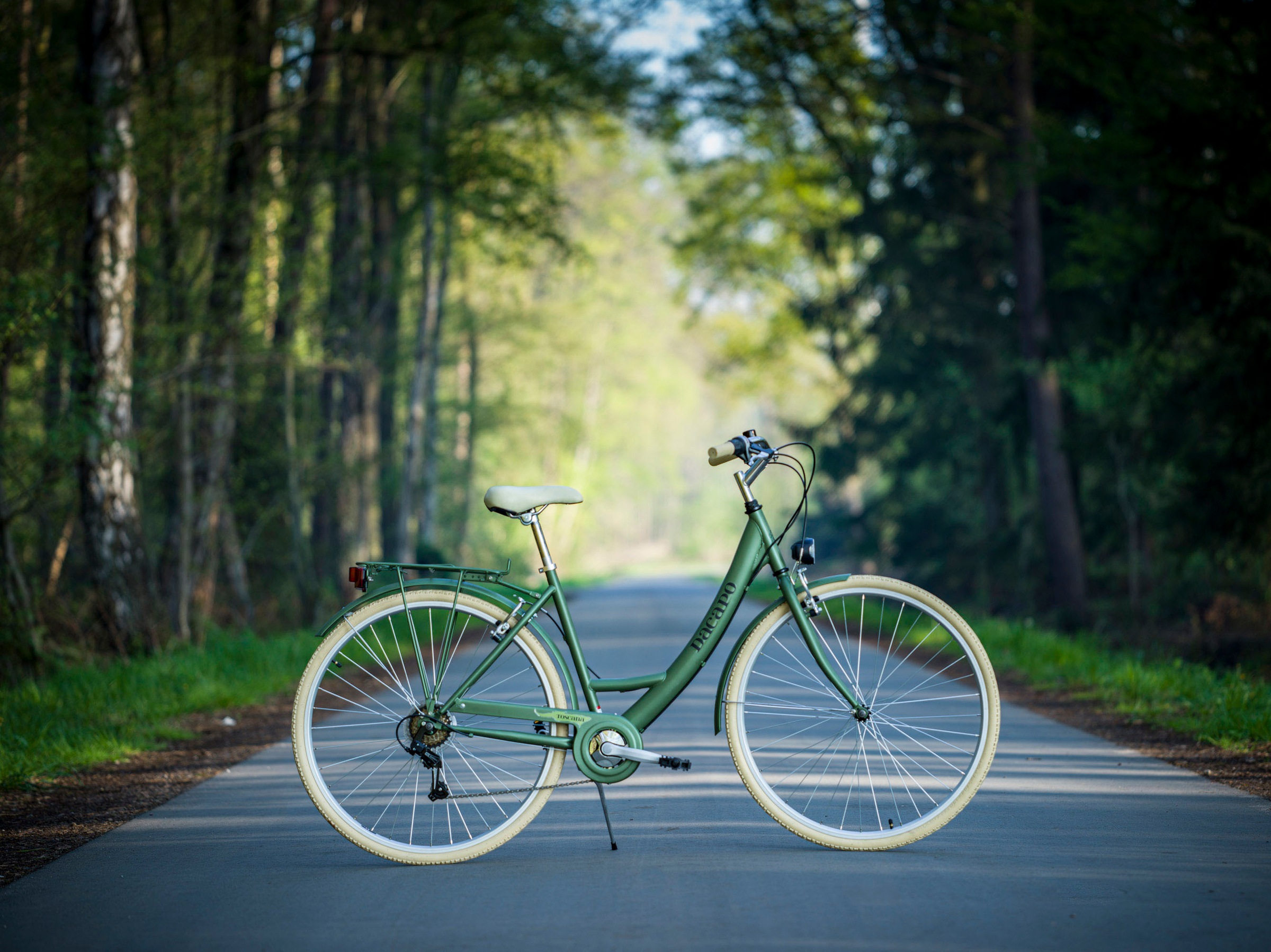 Dacapo Cityrad »Damenfahrrad 28'' Toscana grün Oregano 6 Gänge RH 48 cm«, 6 Gang, Kettenschaltung
