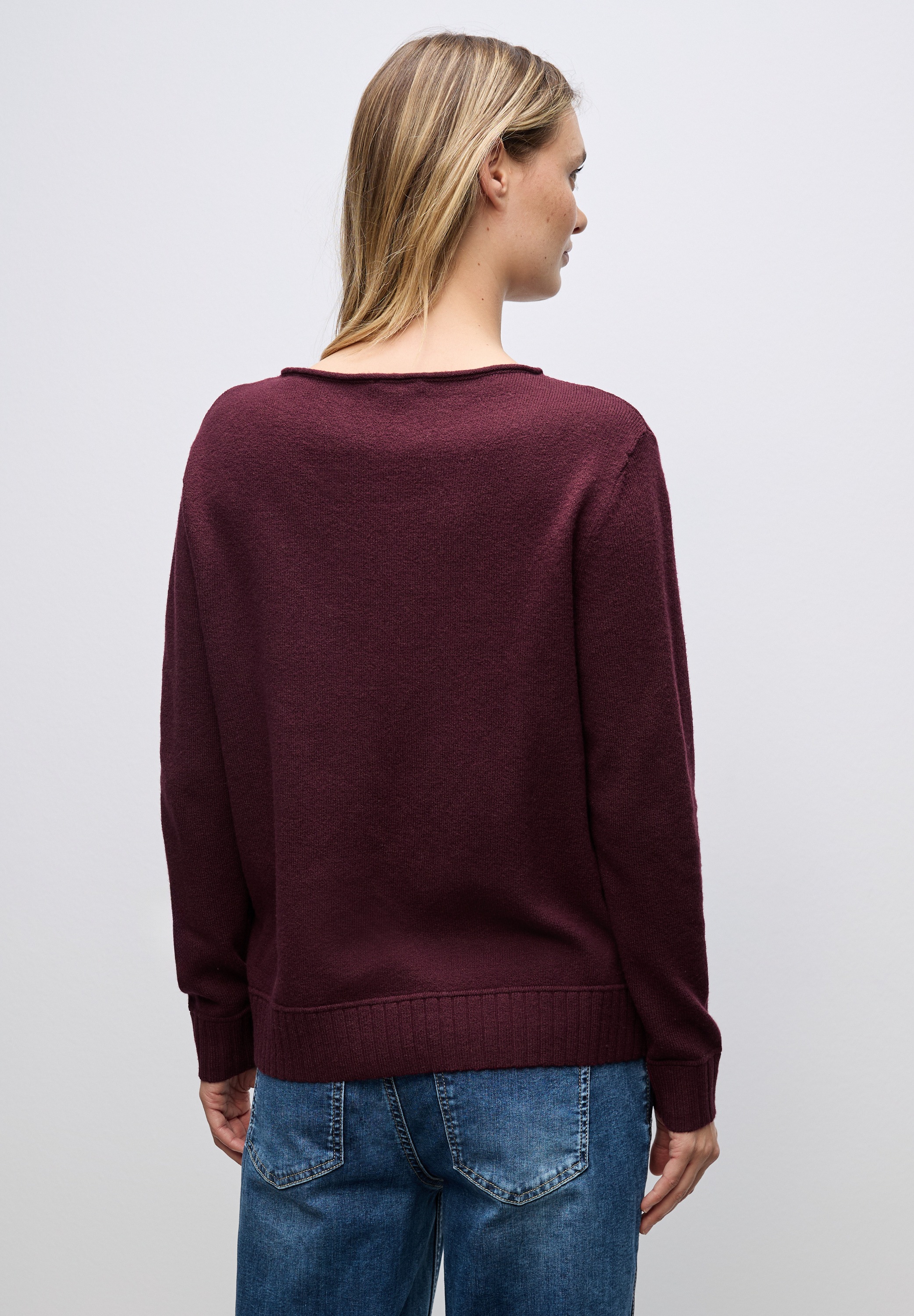 STREET ONE Strickpullover, mit U-Boot-Ausschnitt