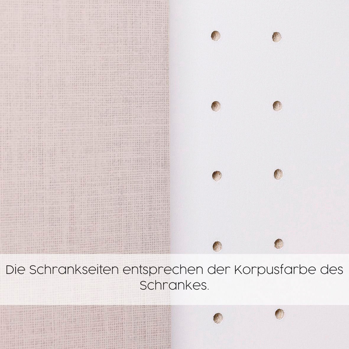 rauch Drehtürenschrank »Kleiderschrank Schrank Garderobe Wäscheschrank VOYAGER«, (in 3 verschiedenen Ausstattungen BASIC/CLASSIC/PREMIUM), mit modernen Griffen in Graumetallic und Spiegel