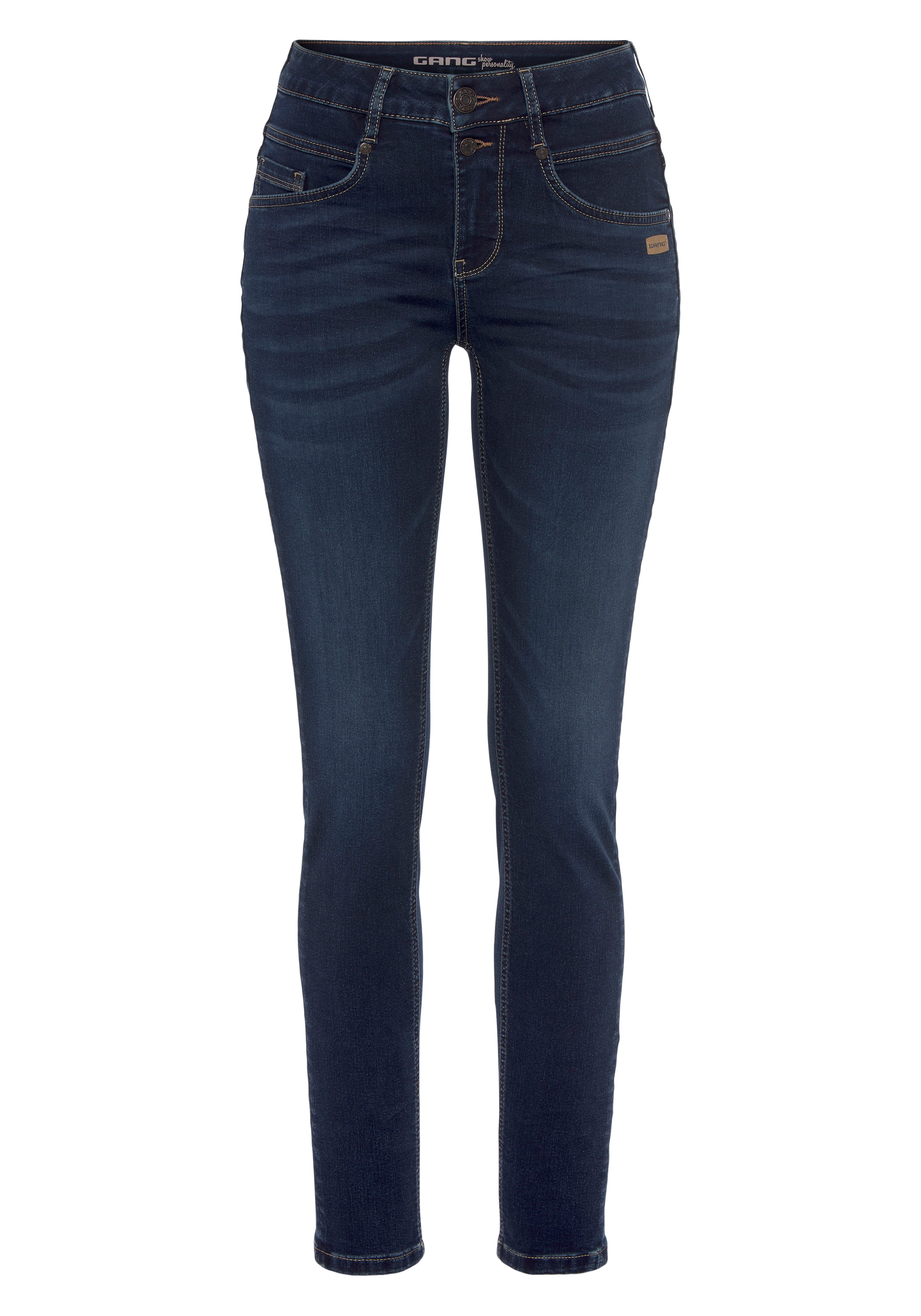 GANG Skinny-fit-Jeans BAUR 3-Knopf-Verschluss bestellen für und vorne Passe | »94MORA«, mit