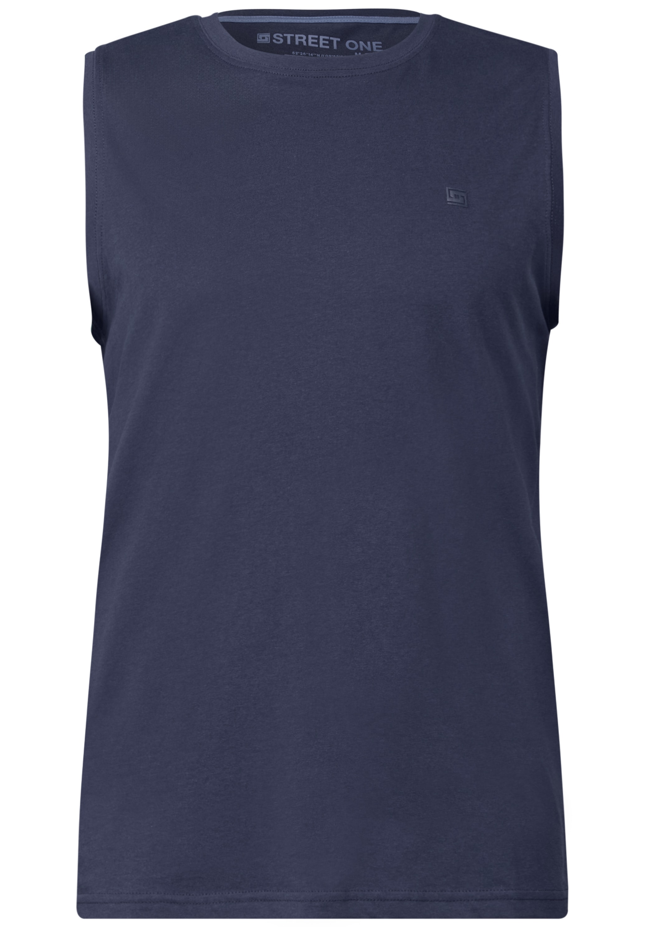 STREET ONE MEN Tanktop, mit Rundhalsausschnitt