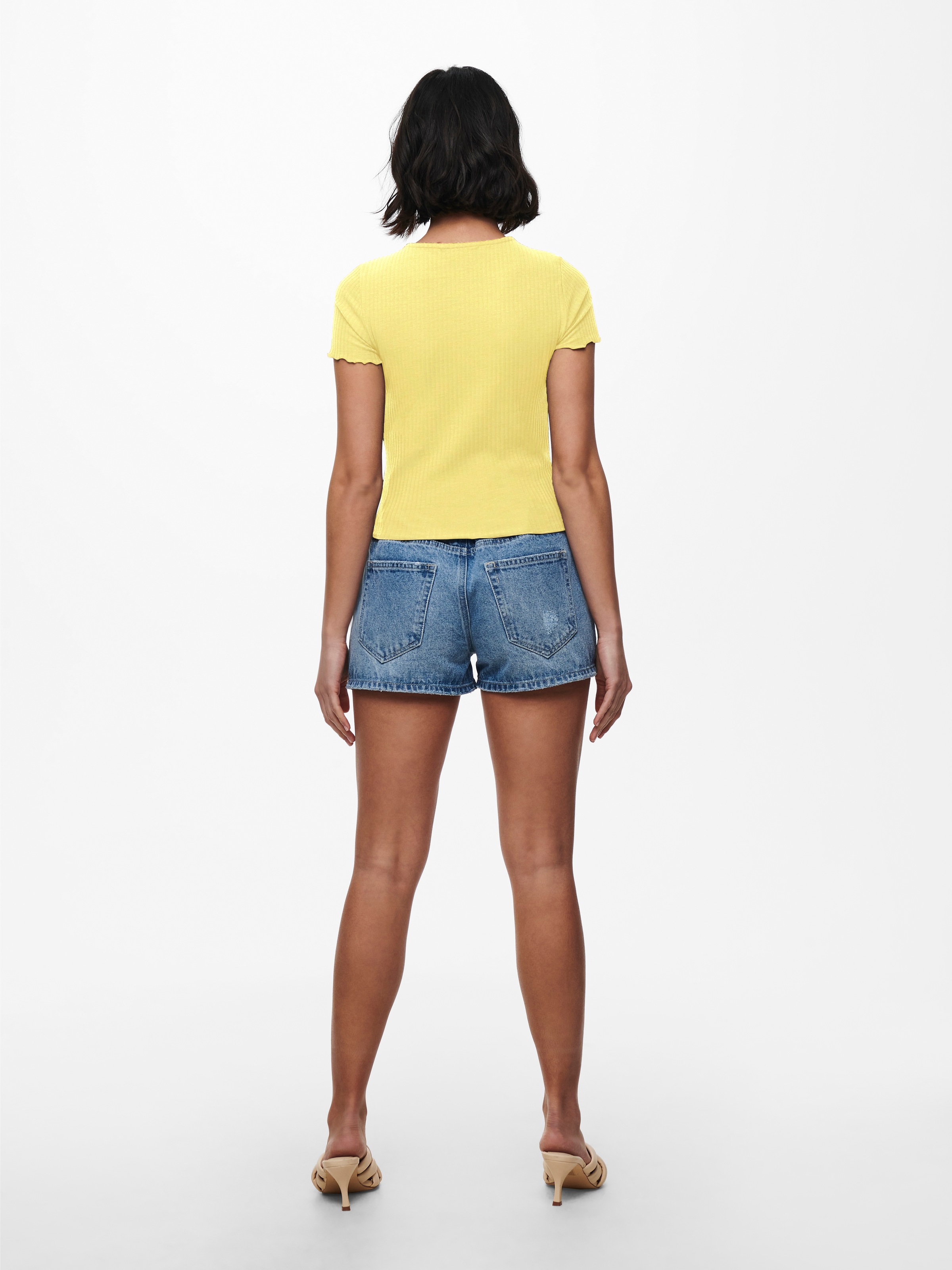 ONLY Rundhalsshirt "ONLEMMA S/S SHORT TOP NOOS JRS" Rundhals, modisch, regu günstig online kaufen