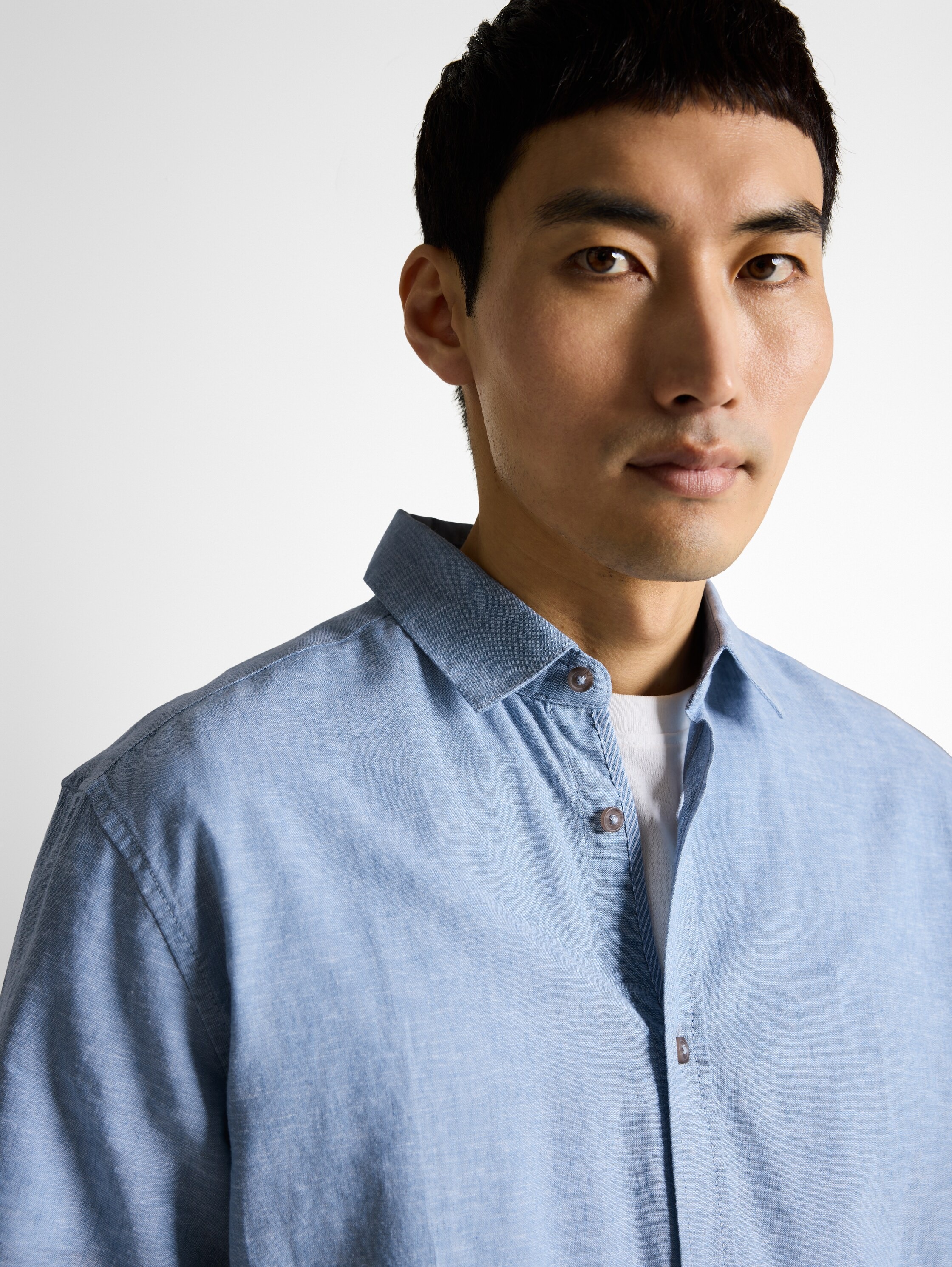 Thumbnail - TOM TAILOR Kurzarmhemd mit Kent Kragen