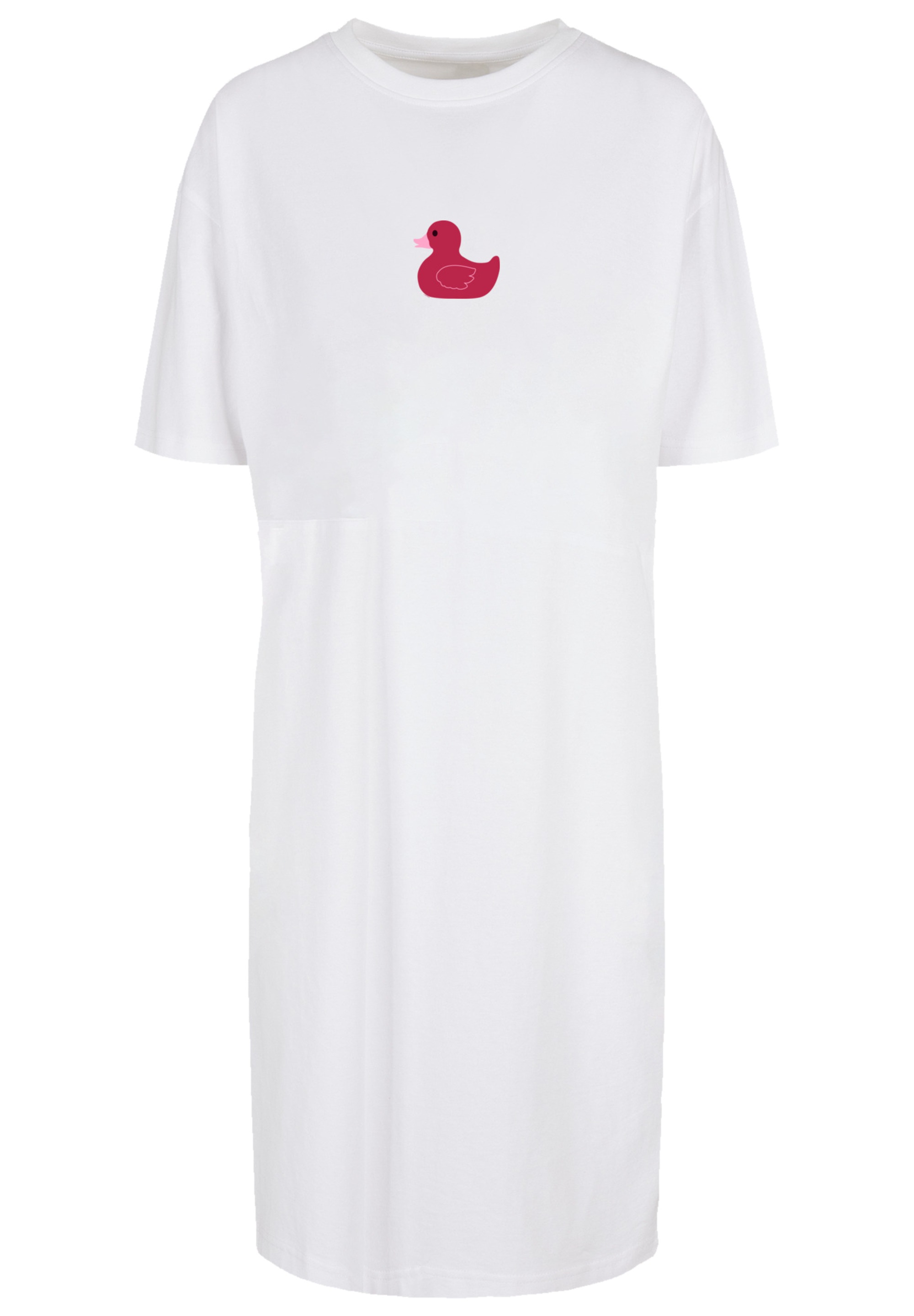 F4NT4STIC Shirtkleid »Ente Magenta«, Print