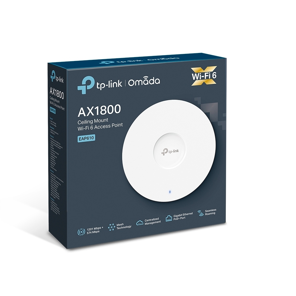 TP-Link Access Point »Omada EAP610 2,4 & 5 GHz AX1800 Wi-Fi 6«