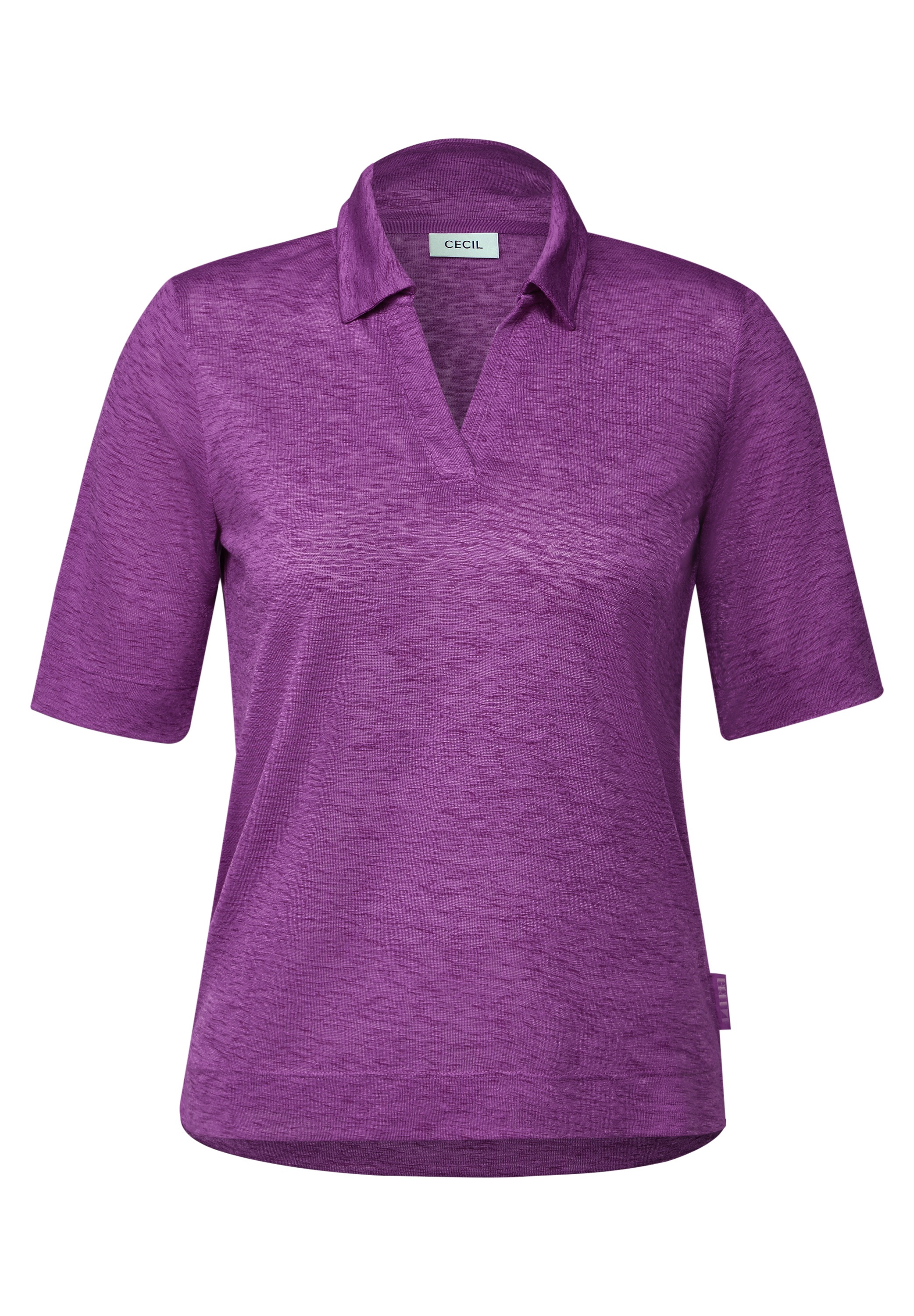 Cecil Poloshirt, aus softem Materialmix