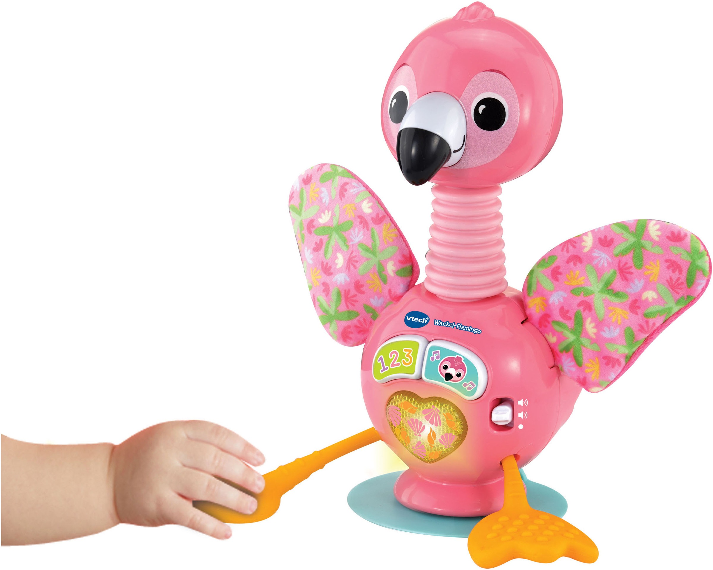Vtech® Lernspielzeug »Vtech Baby, Wackel-Flamingo« mit Licht- und Sound