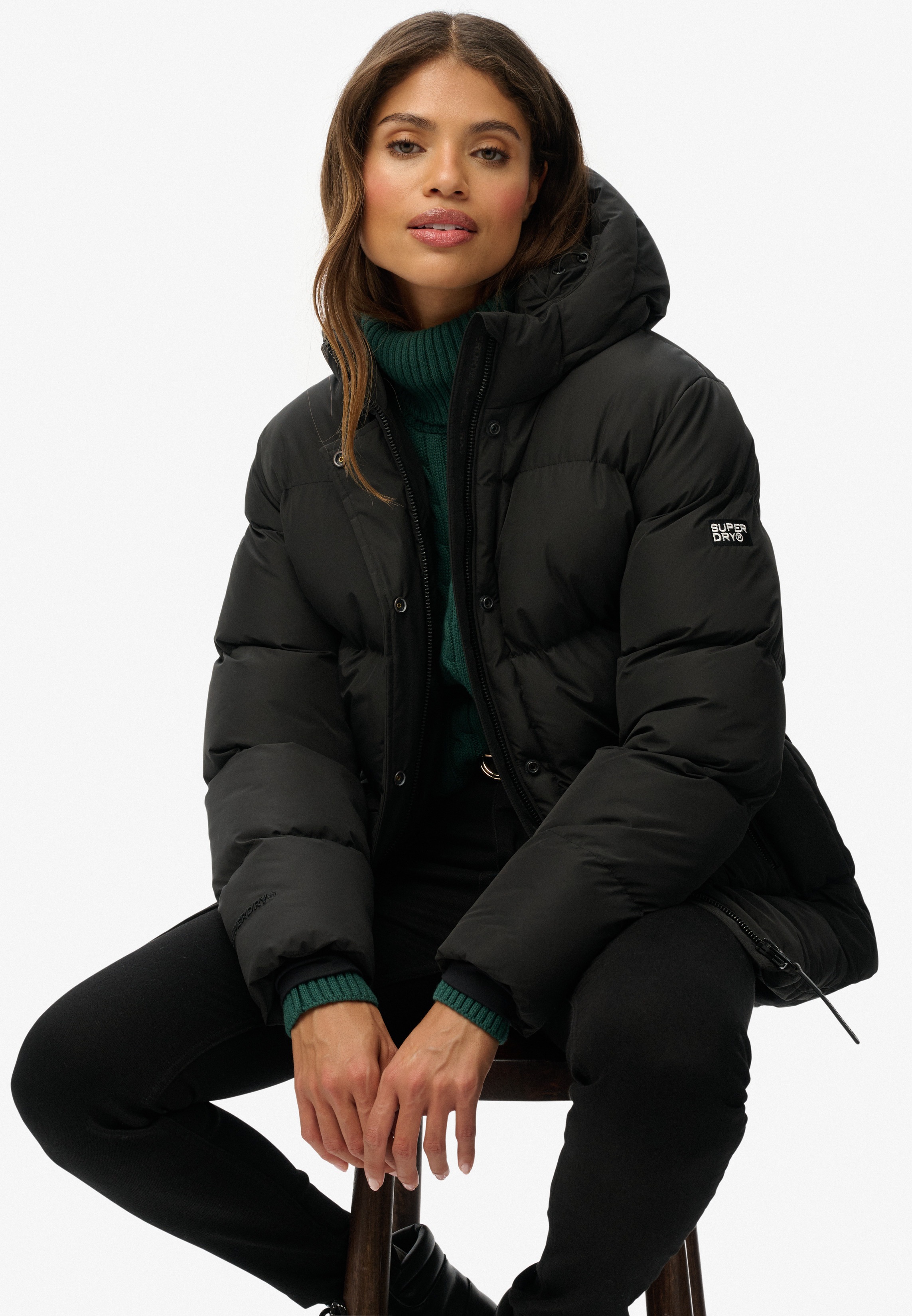 Thumbnail - Superdry Steppjacke "HOODED 5 BAFFLE SPORTS PUFFER" mit Kapuze