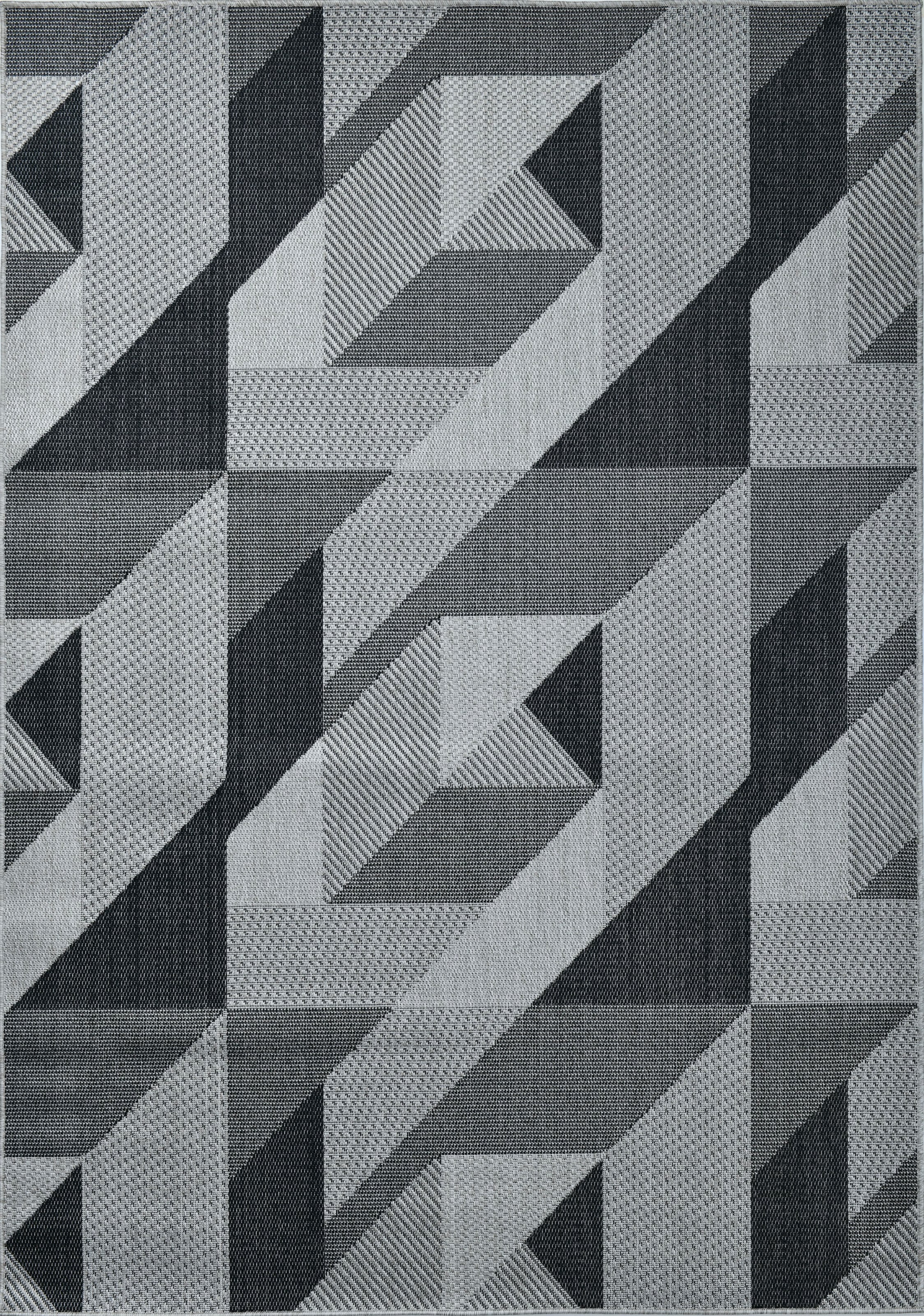 Home affaire Teppich »Borfin«, rechteckig, BAUR schmutzabweisend, kaufen geometrischem mit Muster, In- und geeignet | Outdoor