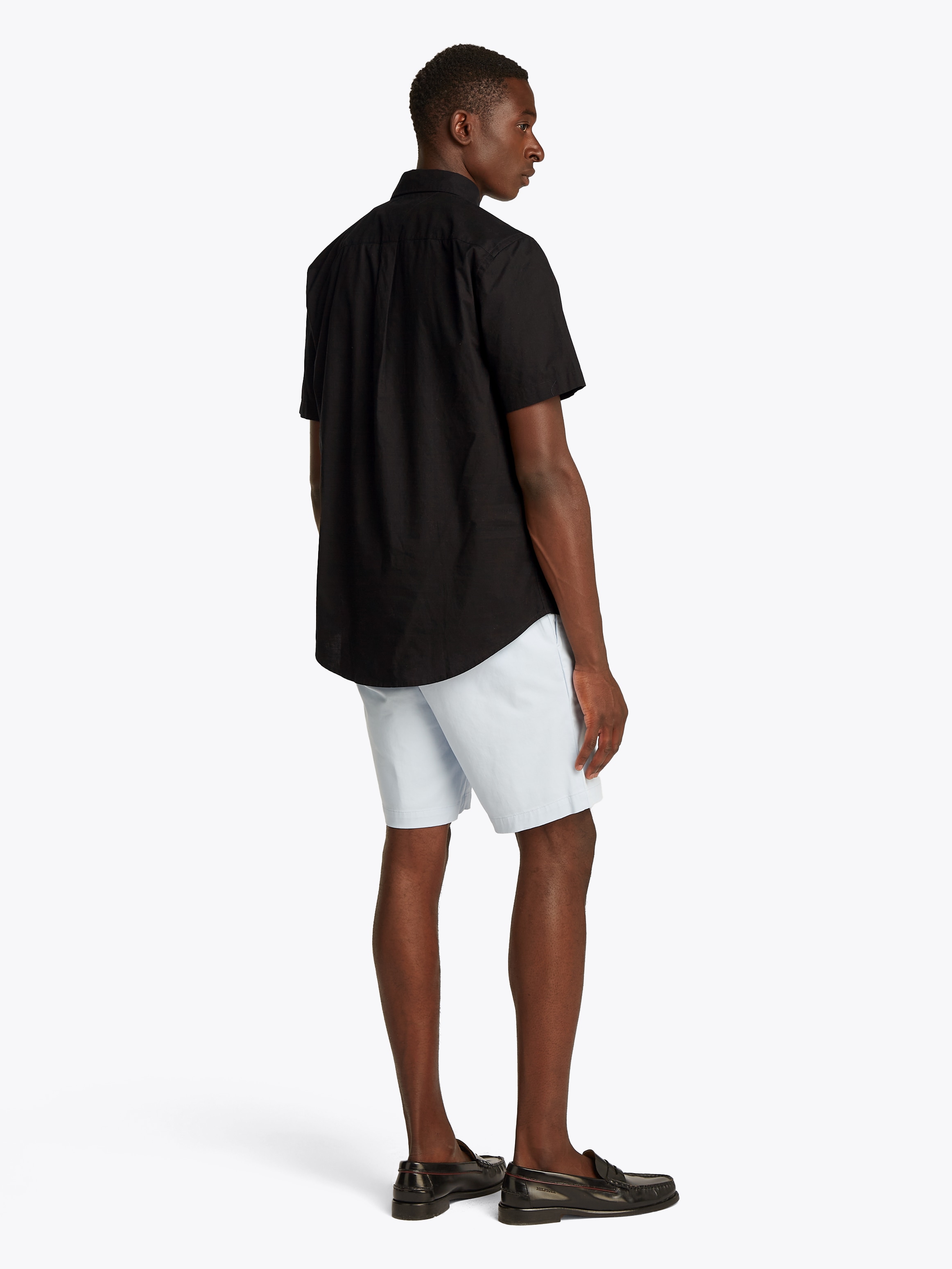 Tommy Hilfiger Kurzarmhemd »FLEX POPLIN SOLID S/S SHIRT«
