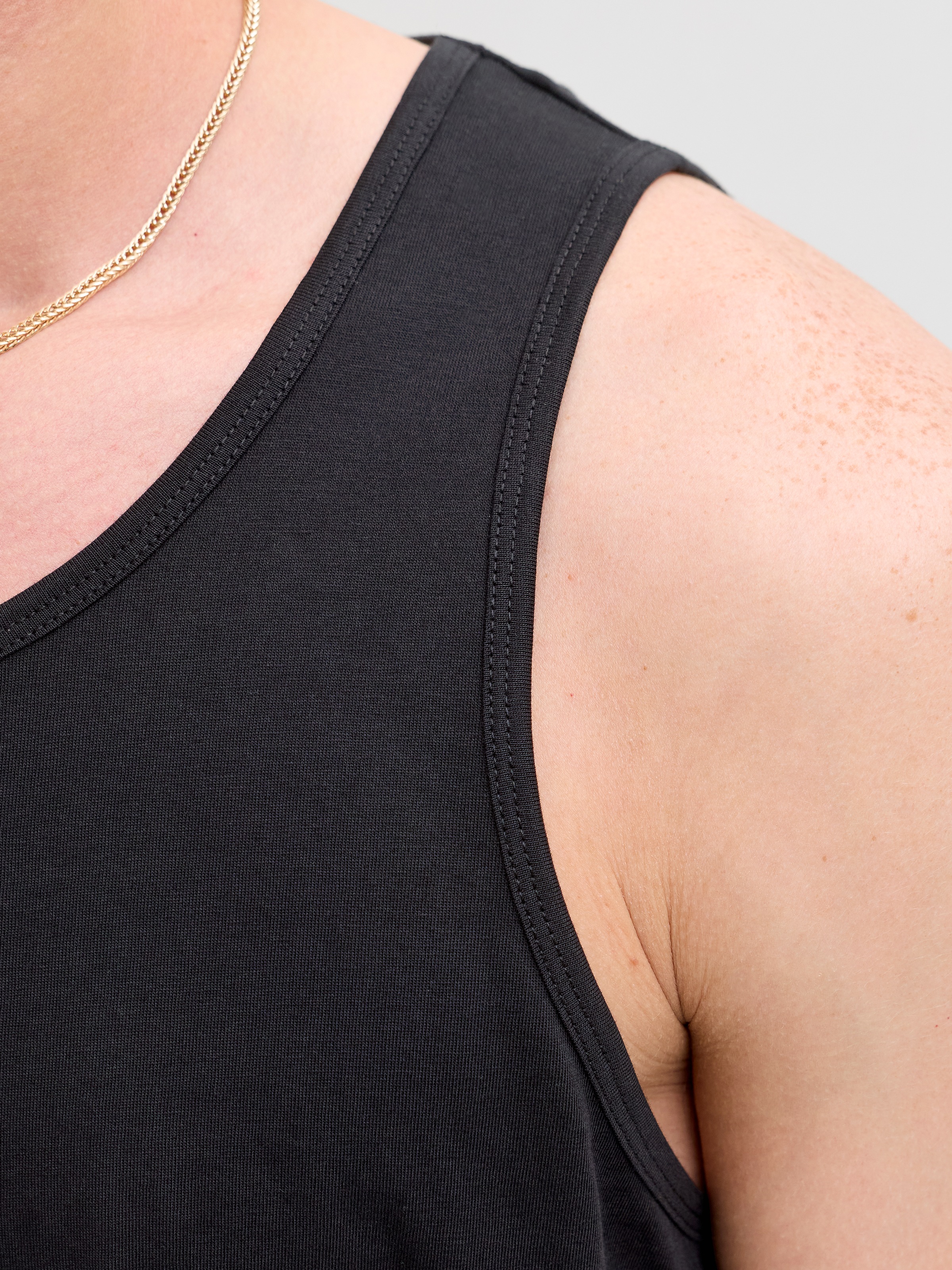 Jack & Jones Muscleshirt »JJEORGANIC BASIC TANKTOP NOOS« Baumwolle, Rundhalsausschnitt